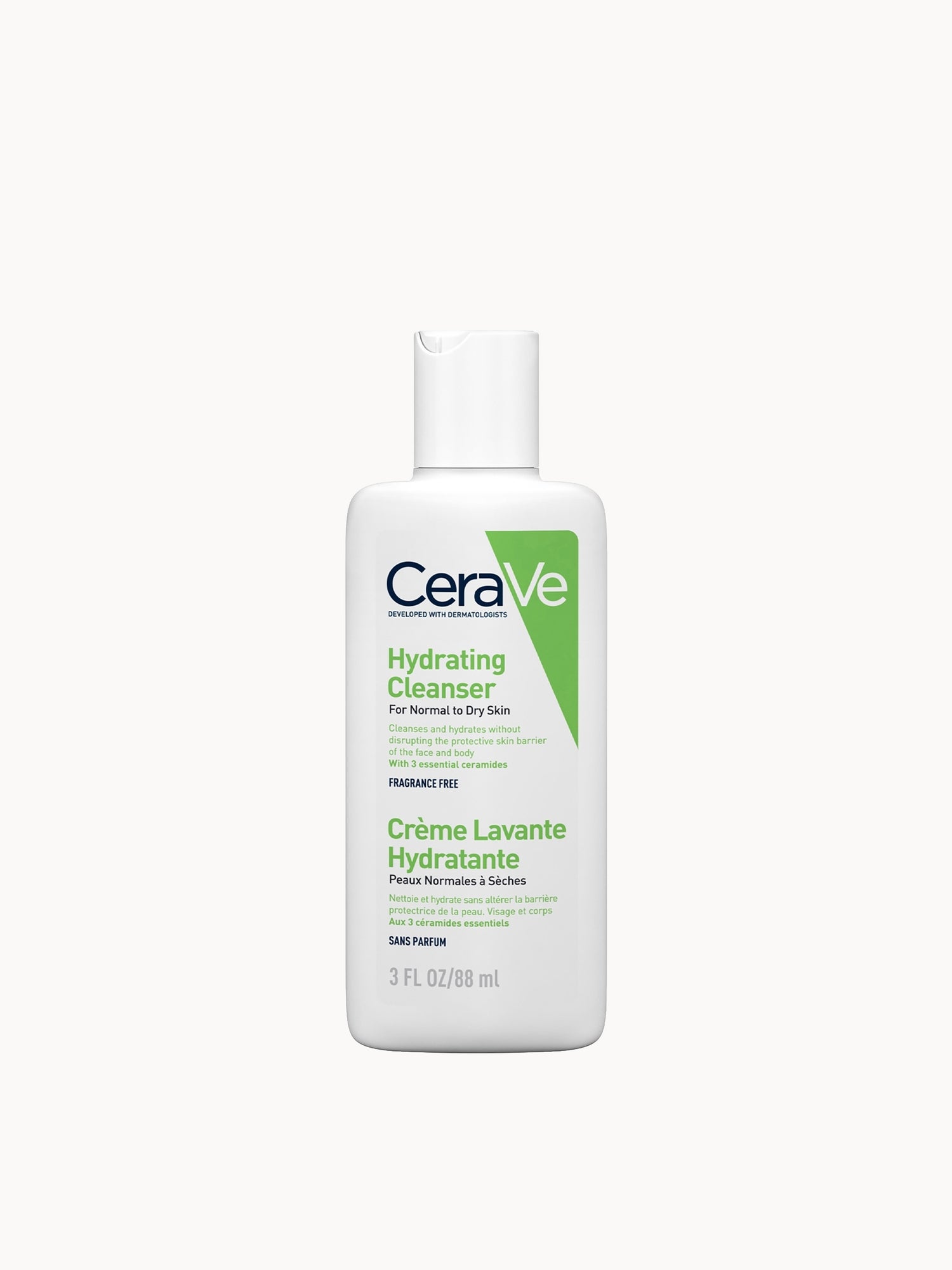 CeraVe Travel Size Hydrating Cleanser for Normal to Dry Skin 88ml