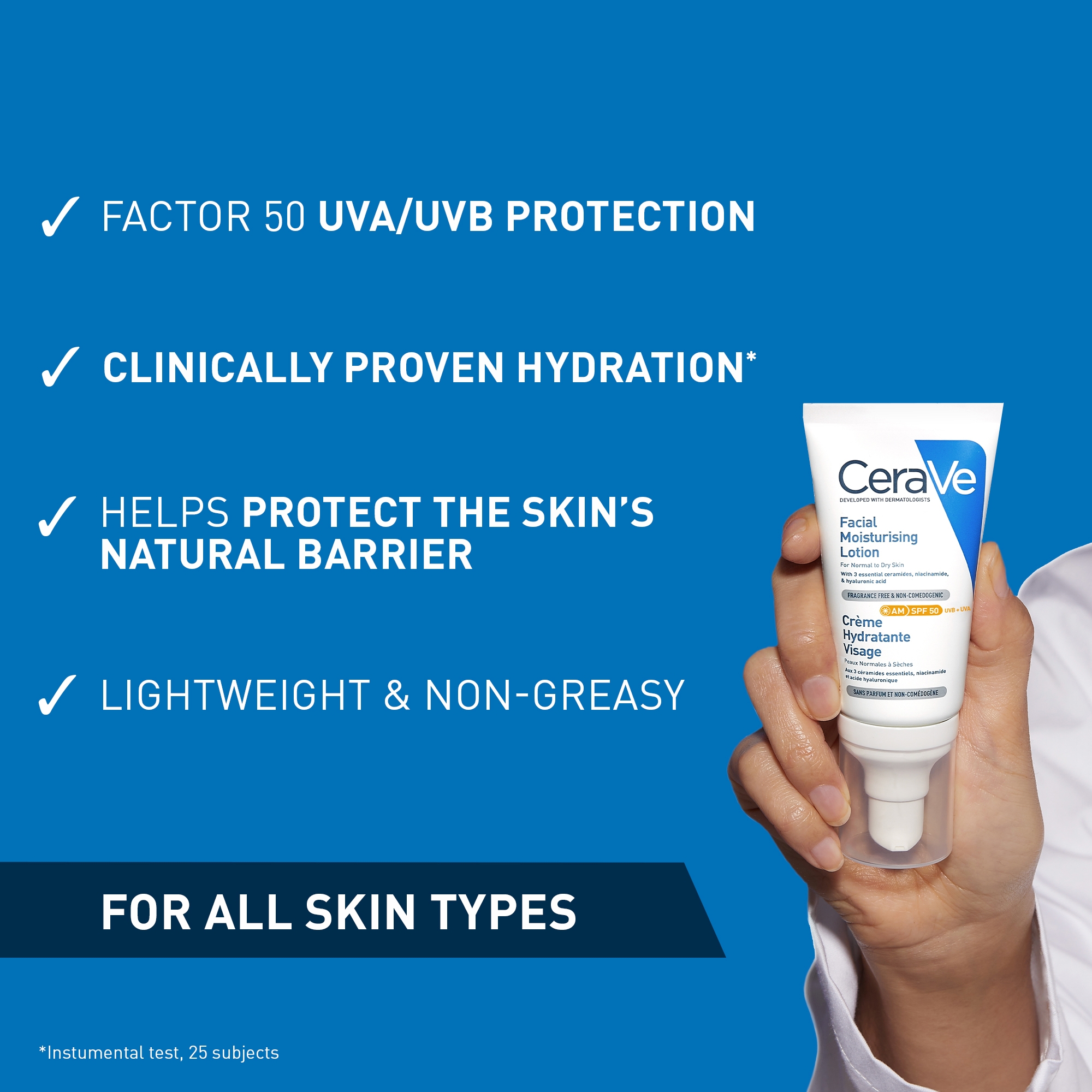 cult CeraVe Day & Night Facial Routine?: Hydrating Cleanser SPF and Moisturiser Set
