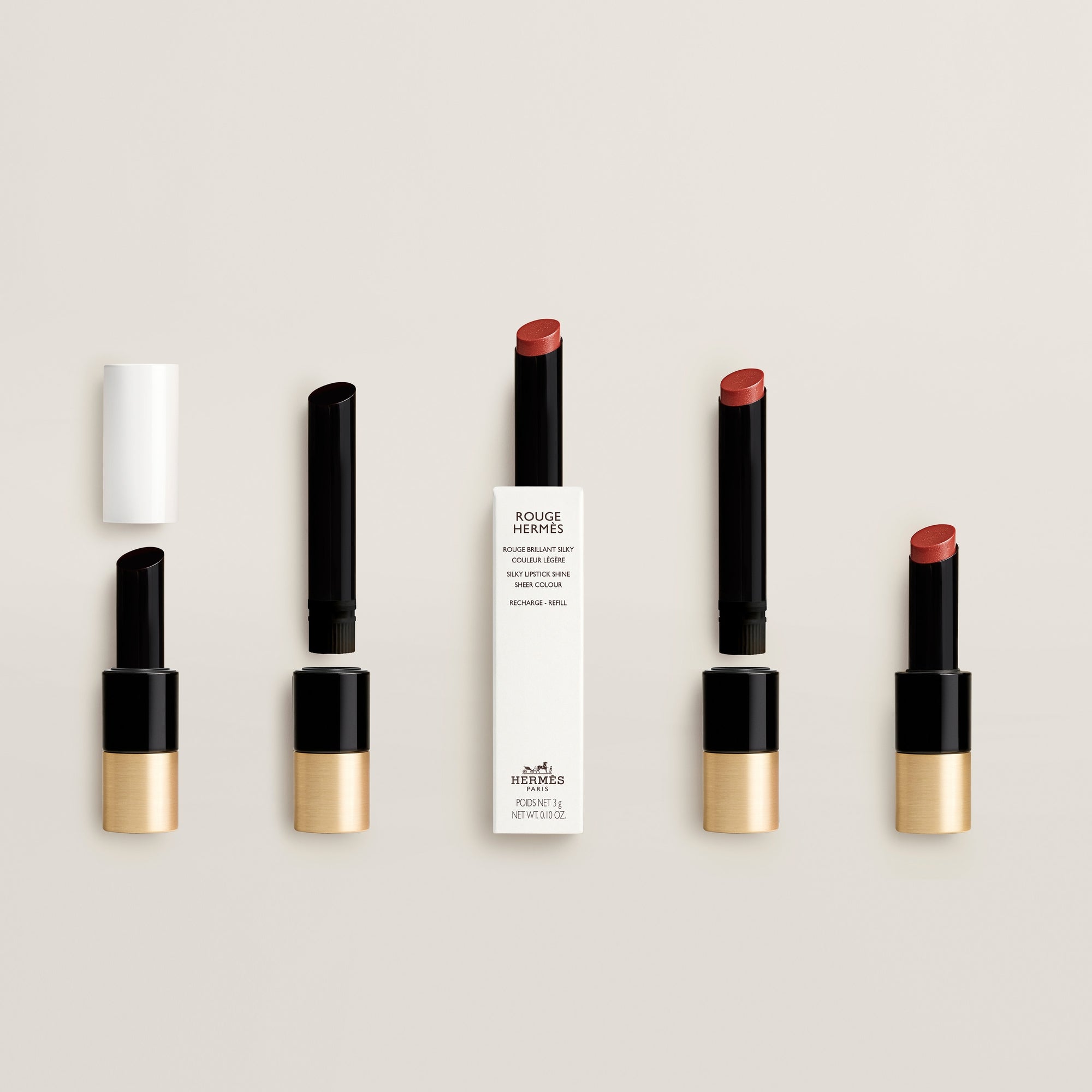 Hermès Rouge Hermès Silky Lipstick Refill 3g (Various Shades