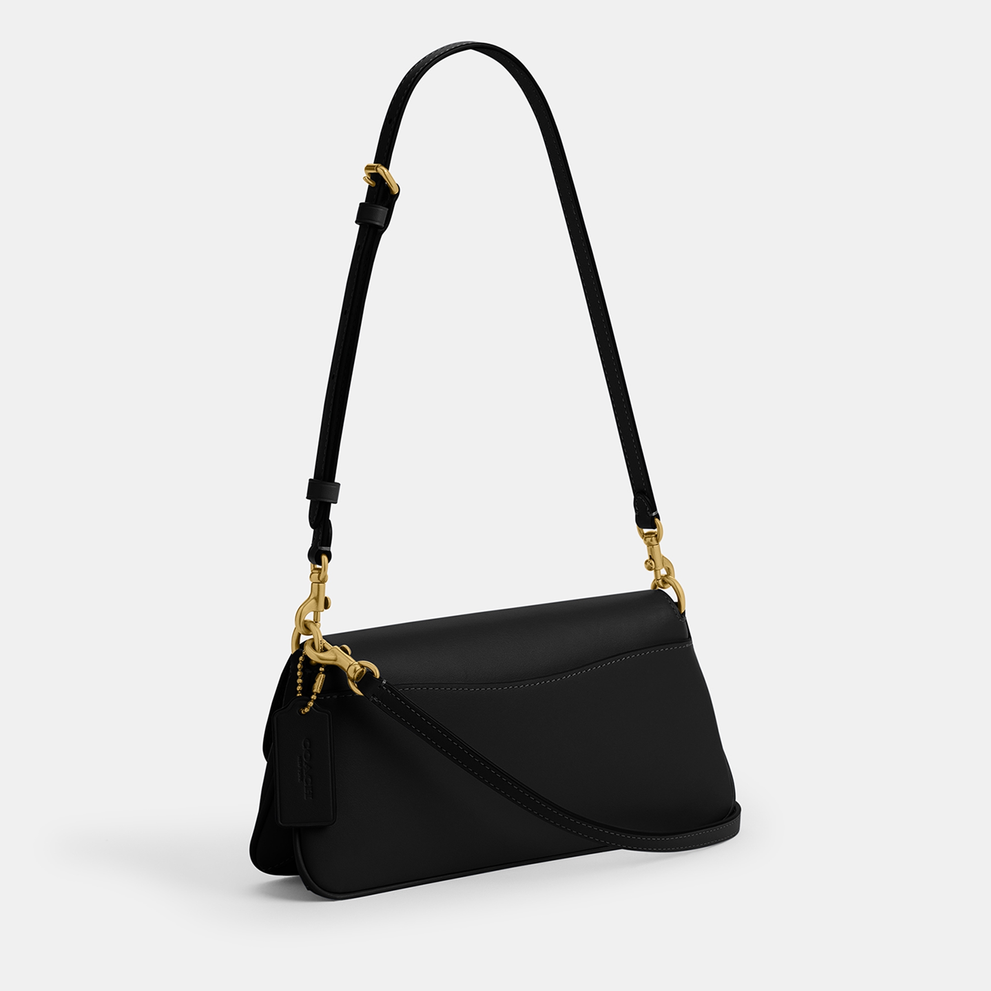 【COACH】Small Jet Leather Shoulder Bag Coach Jet Shoulder Bag, B4/Black: Handbags: Amazon.com