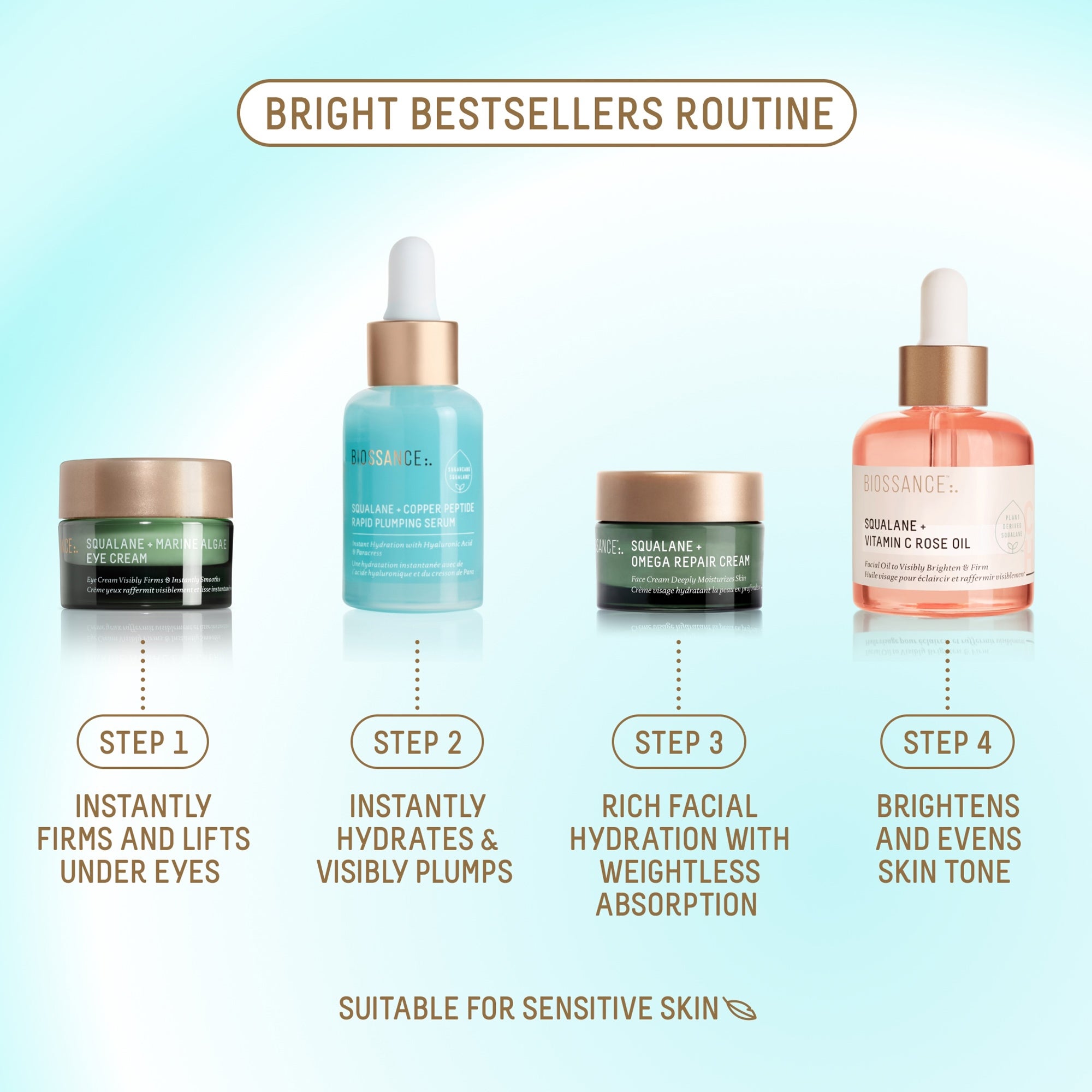 Biossance Bright BestSellers Set (Worth £134) | LOOKFANTASTIC