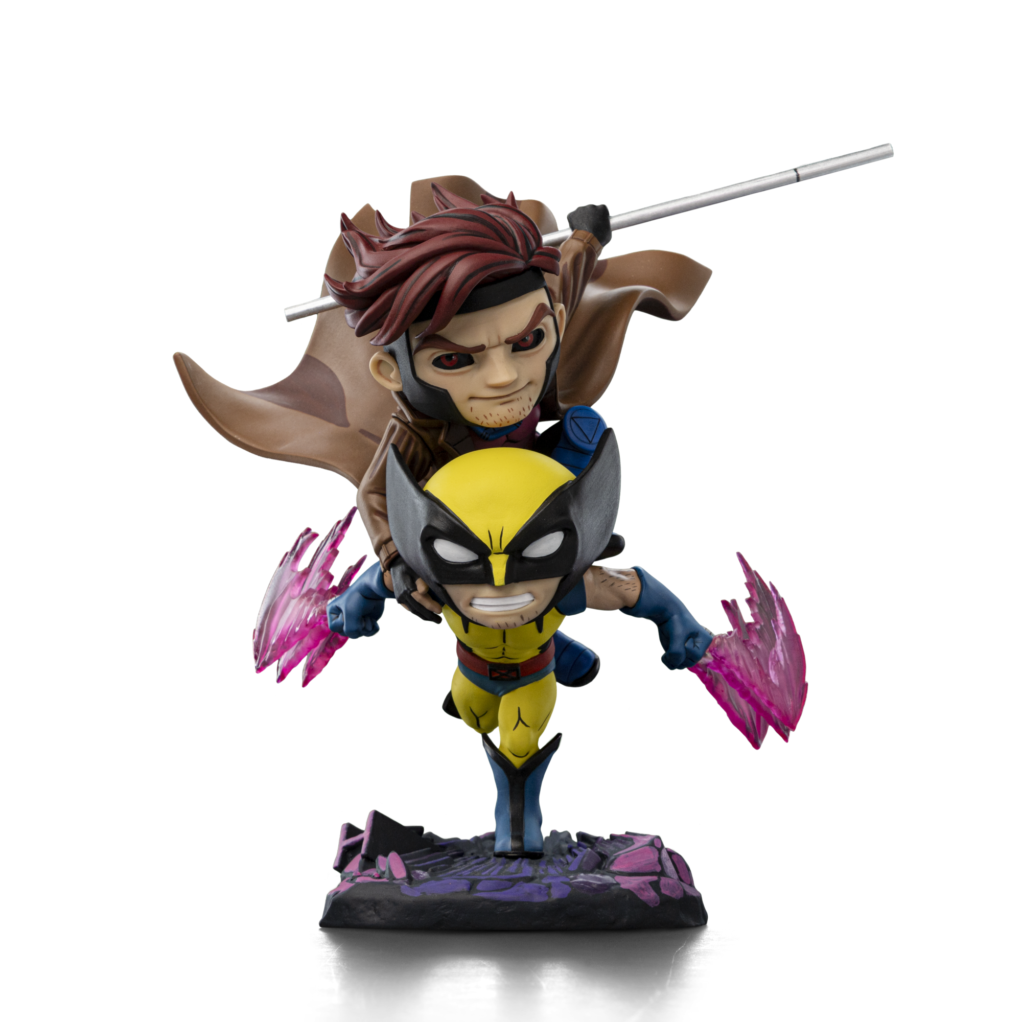 Iron Studios Gambit and Wolverine X-Men '97 Special Size MiniCo