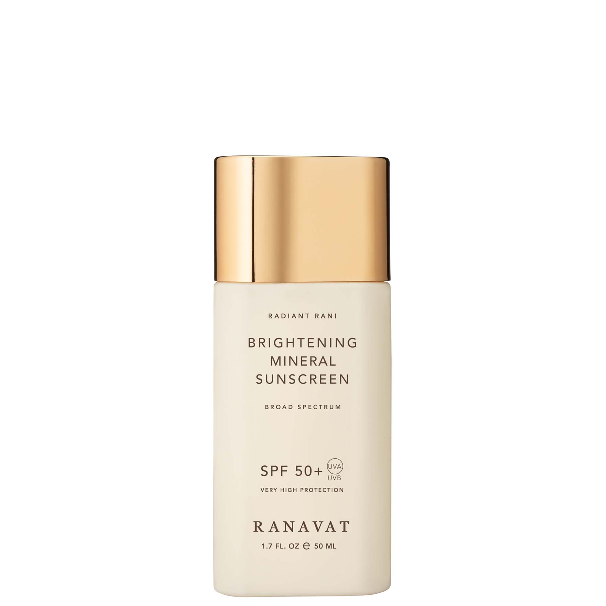 cult Ranavat Brightening Mineral Sunscreen SPF 50+ 50ml