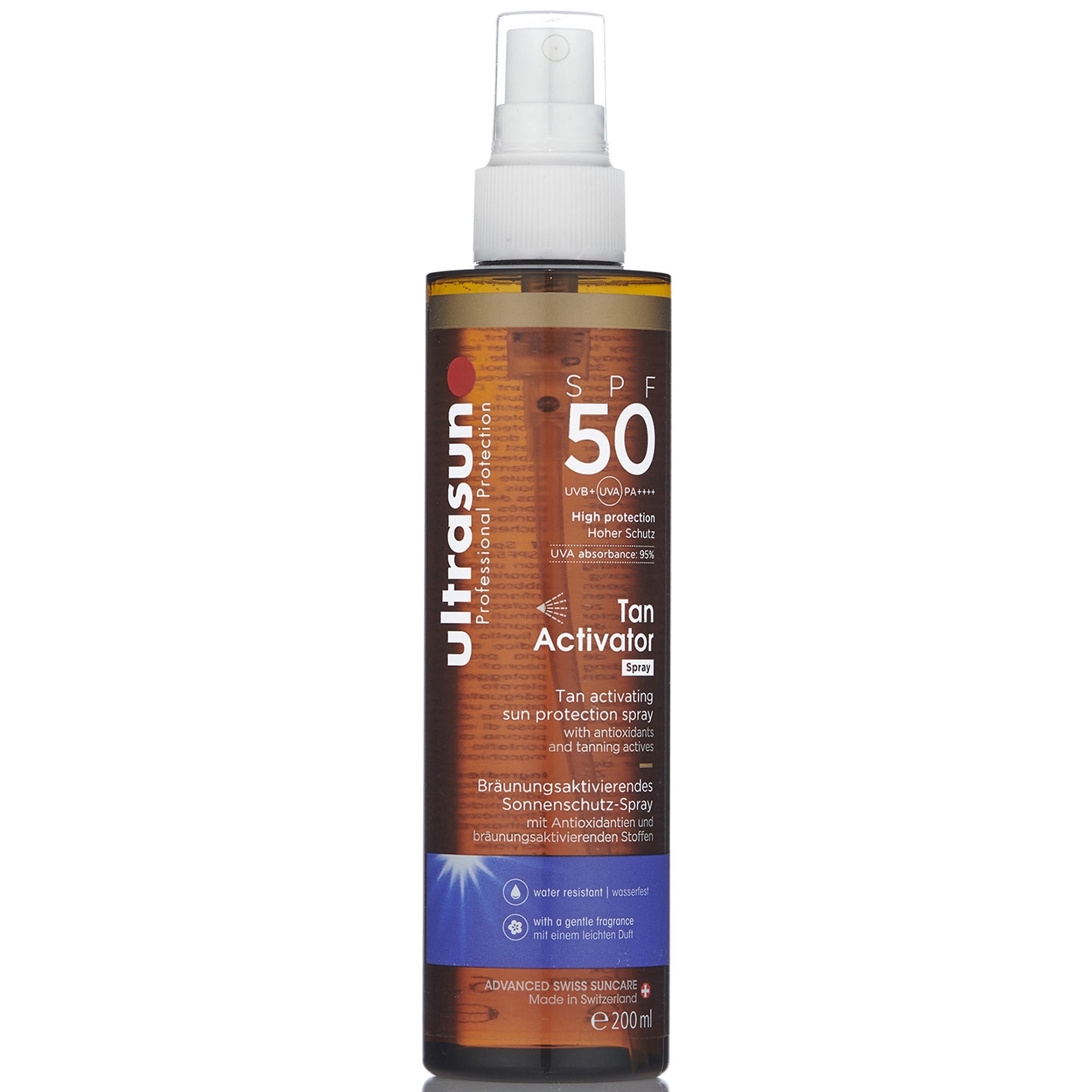 Body Tan Activator SPF50 Spray 200ml main image 1