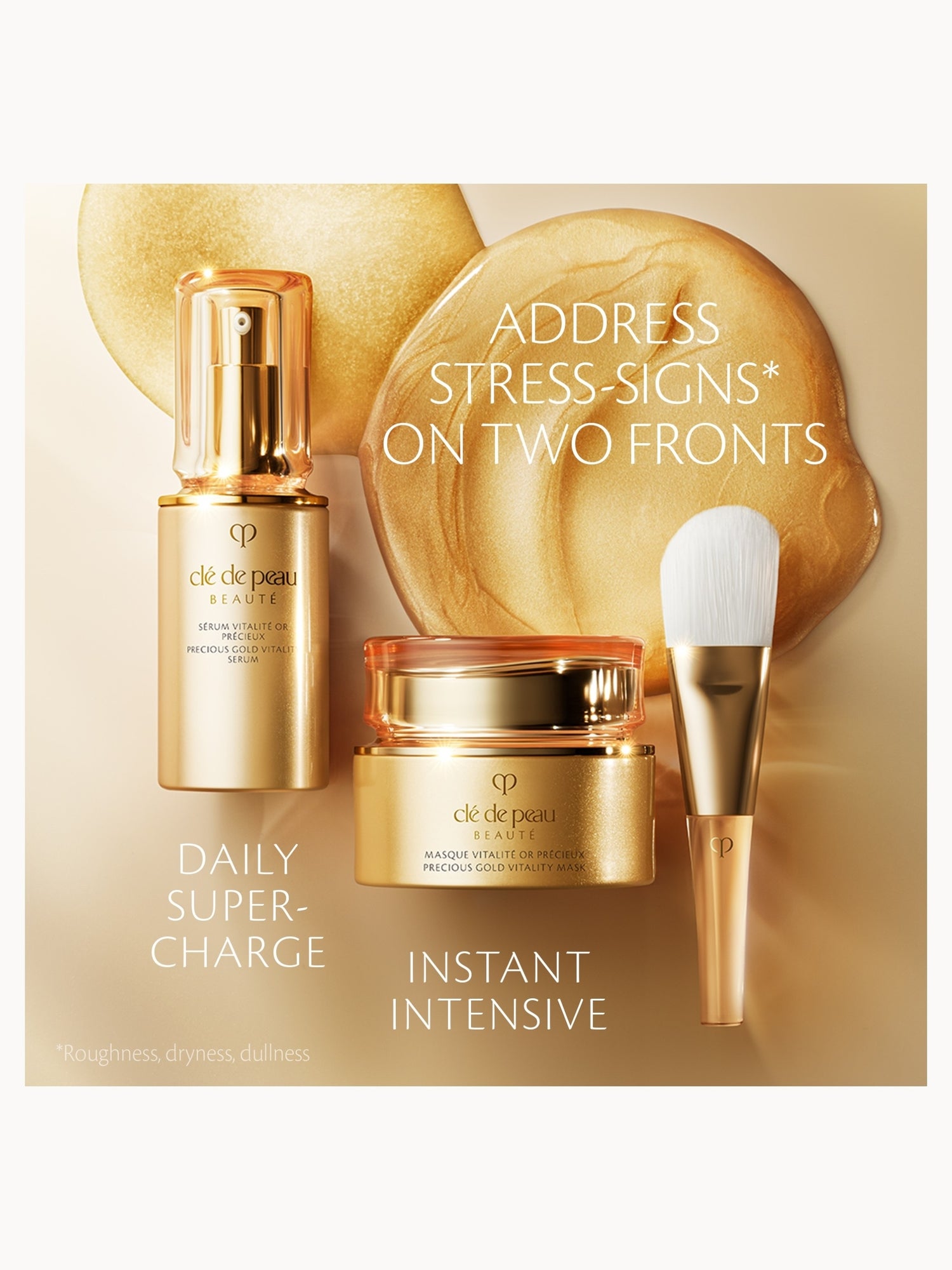 Clé de Peau Beauté Precious Gold Vitality Serum 119ml | LOOKFANTASTIC