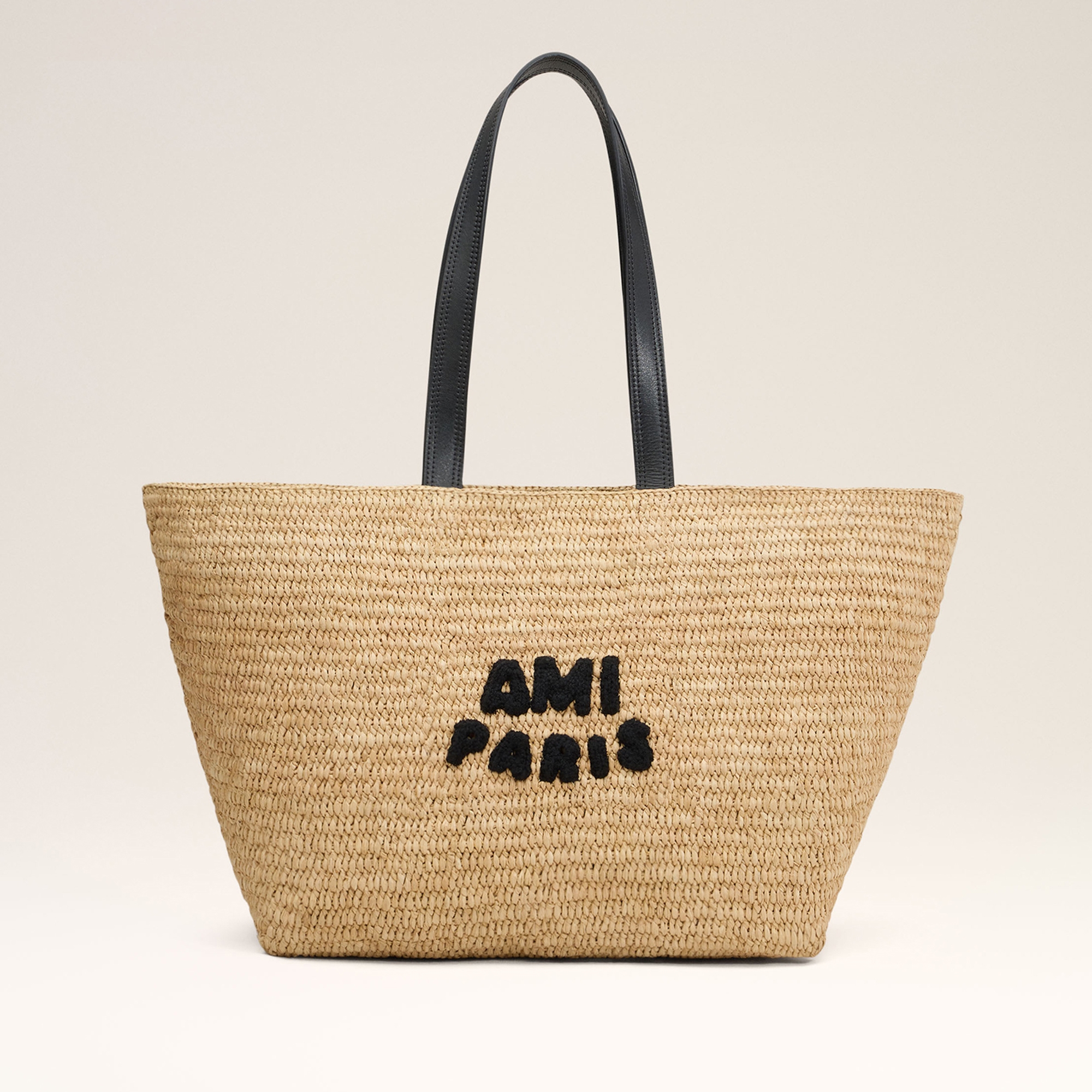 関税&送料込【AMI PARIS】 Raffia Tote Bag 夏バッグ2WAY 大容量 Ami Paris | Raffia Tote Bag | Tote Bags | Cruise Fashion