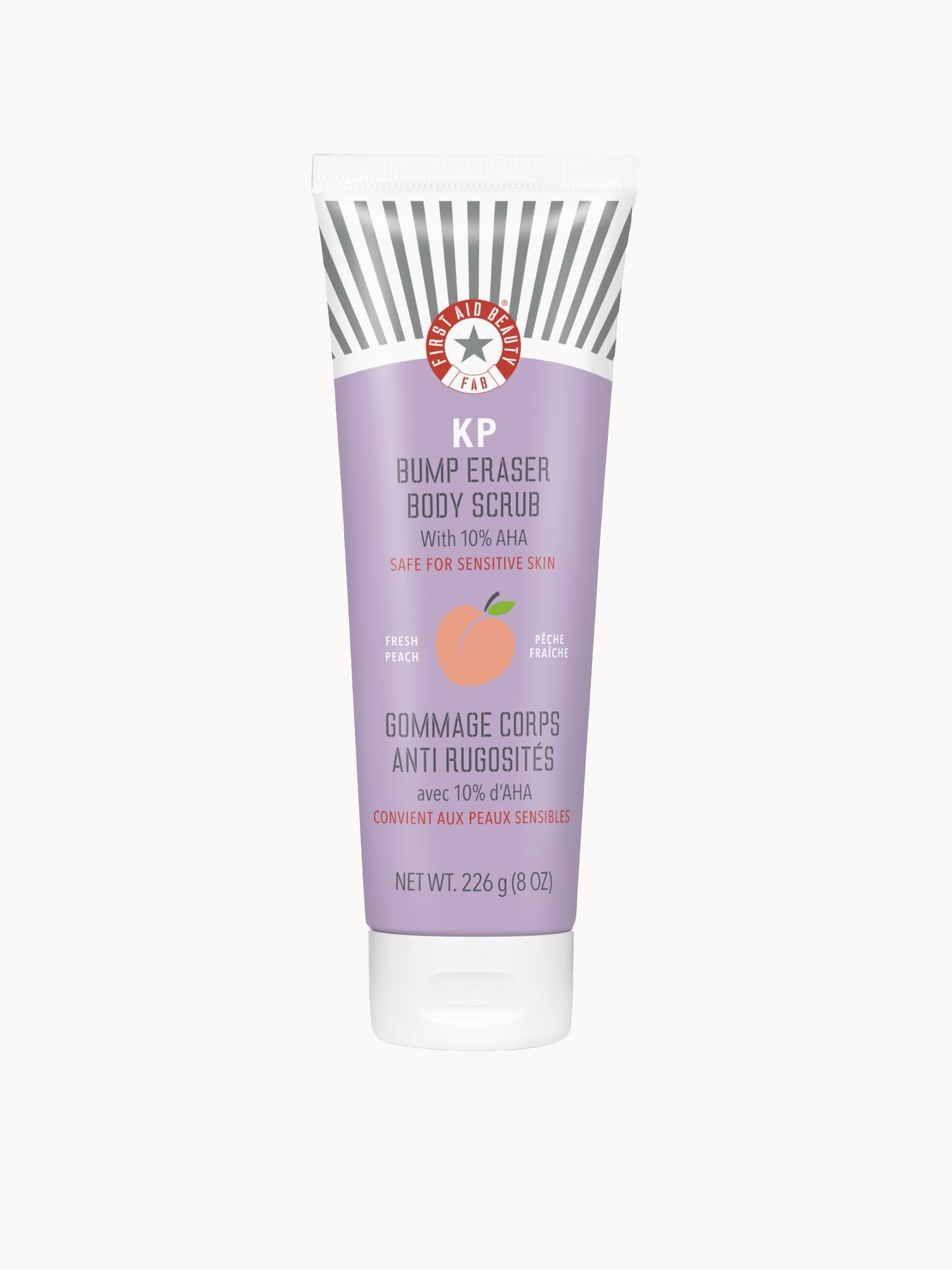First Aid Beauty First Aid Beauty KP Bump Eraser Body Scrub w. 10% AHA 8oz - Peach