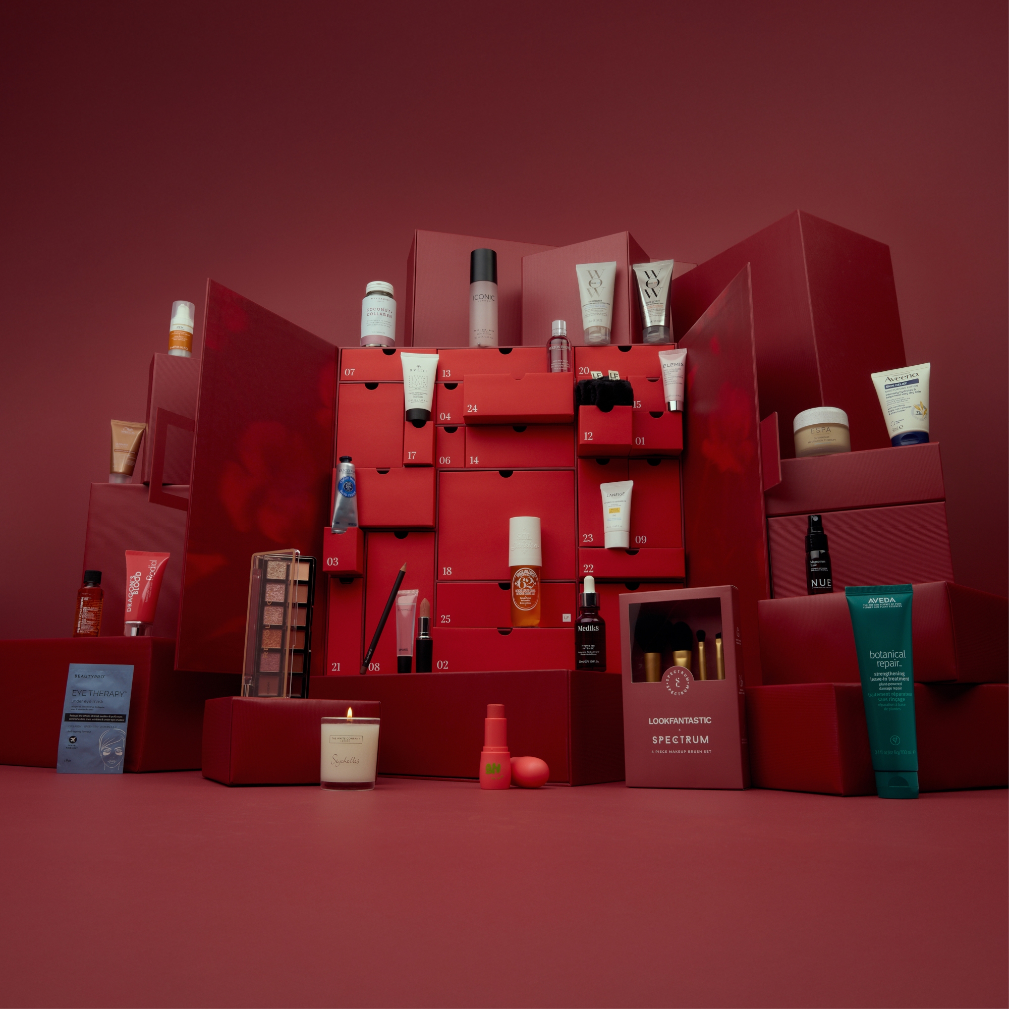 The Beauty Advent Calendar (Worth Over £655) | LOOKFANTASTIC