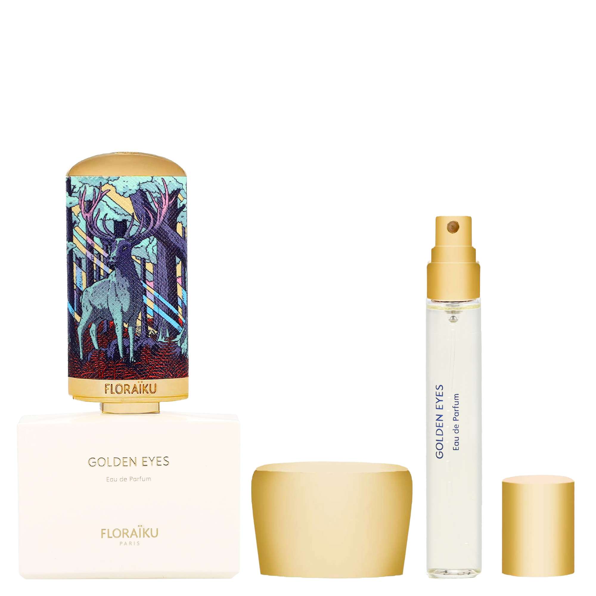 Floraiku: Floraiku Golden Eyes Eau de Parfum Spray 50ml Gift Set