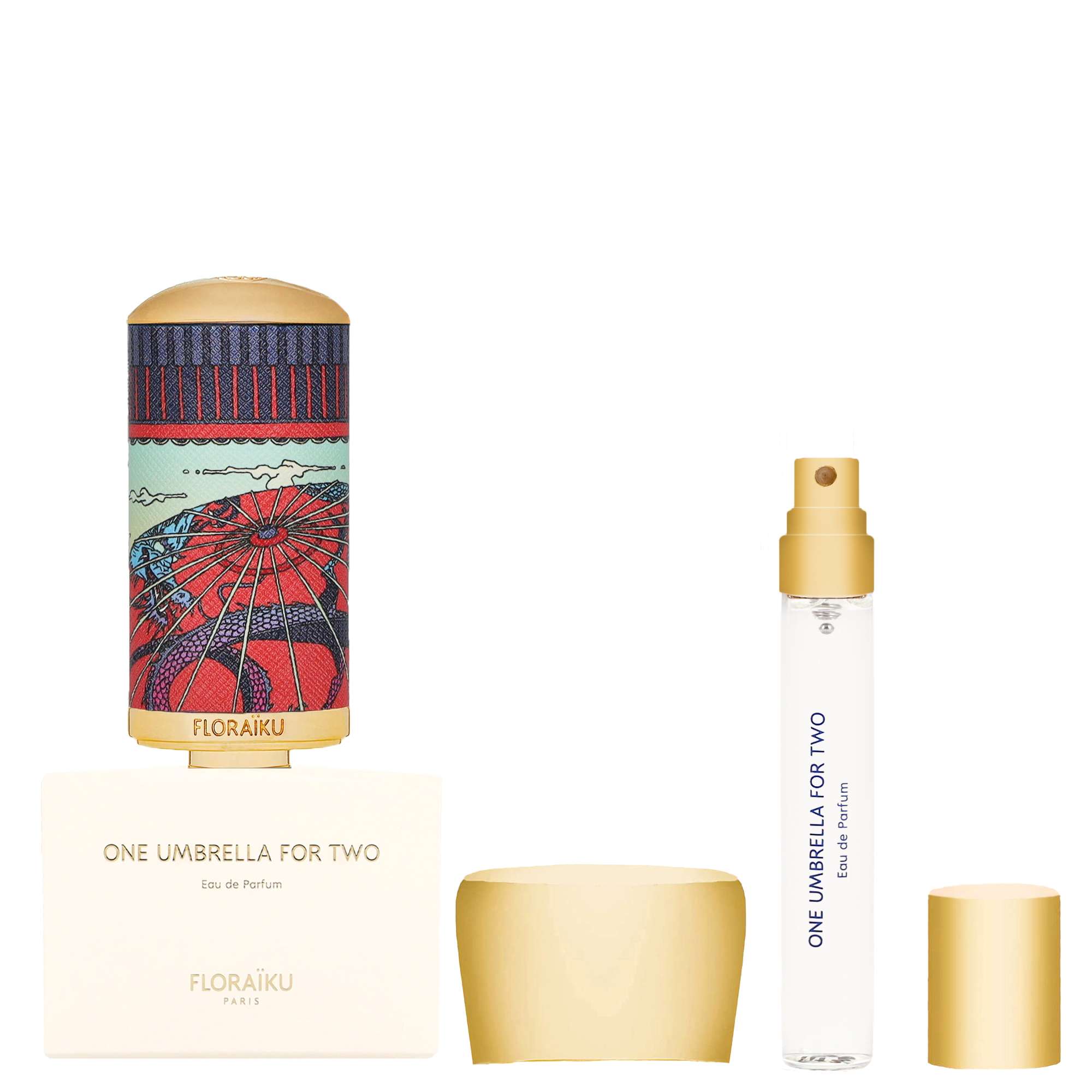 Floraiku: Floraiku One Umbrella For Two Eau de Parfum Spray 50ml Gift Set (Worth £295)