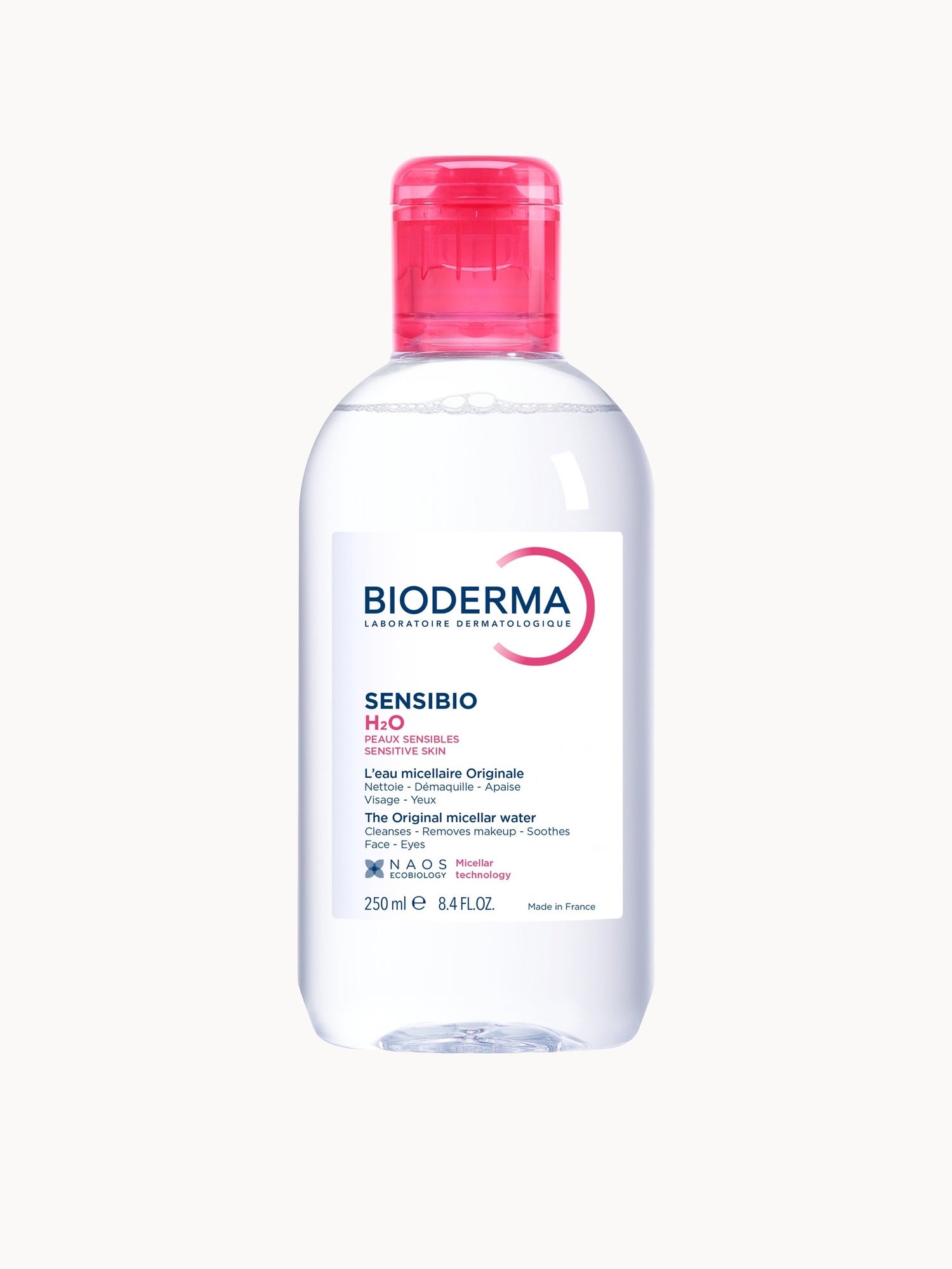 Bioderma Sensibio H2O Micellar Water for Sensitive Skin Prone to Rosacea 250ml