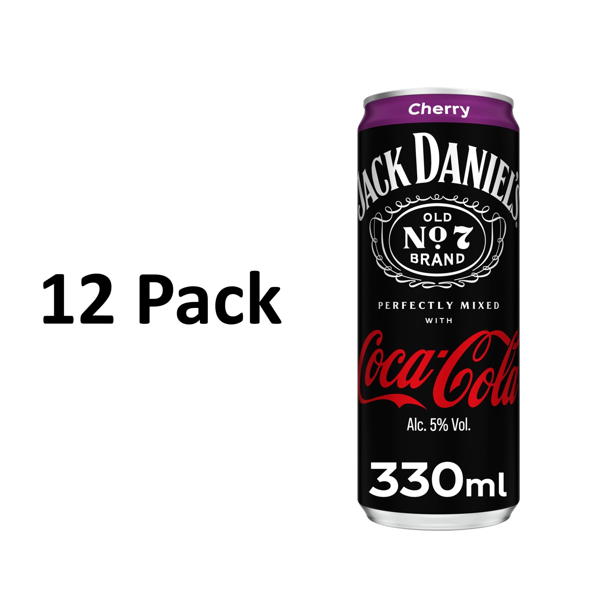 Jack Daniel's & Coca-Cola Cherry 12 x 330ml | Your Coca-Cola UK