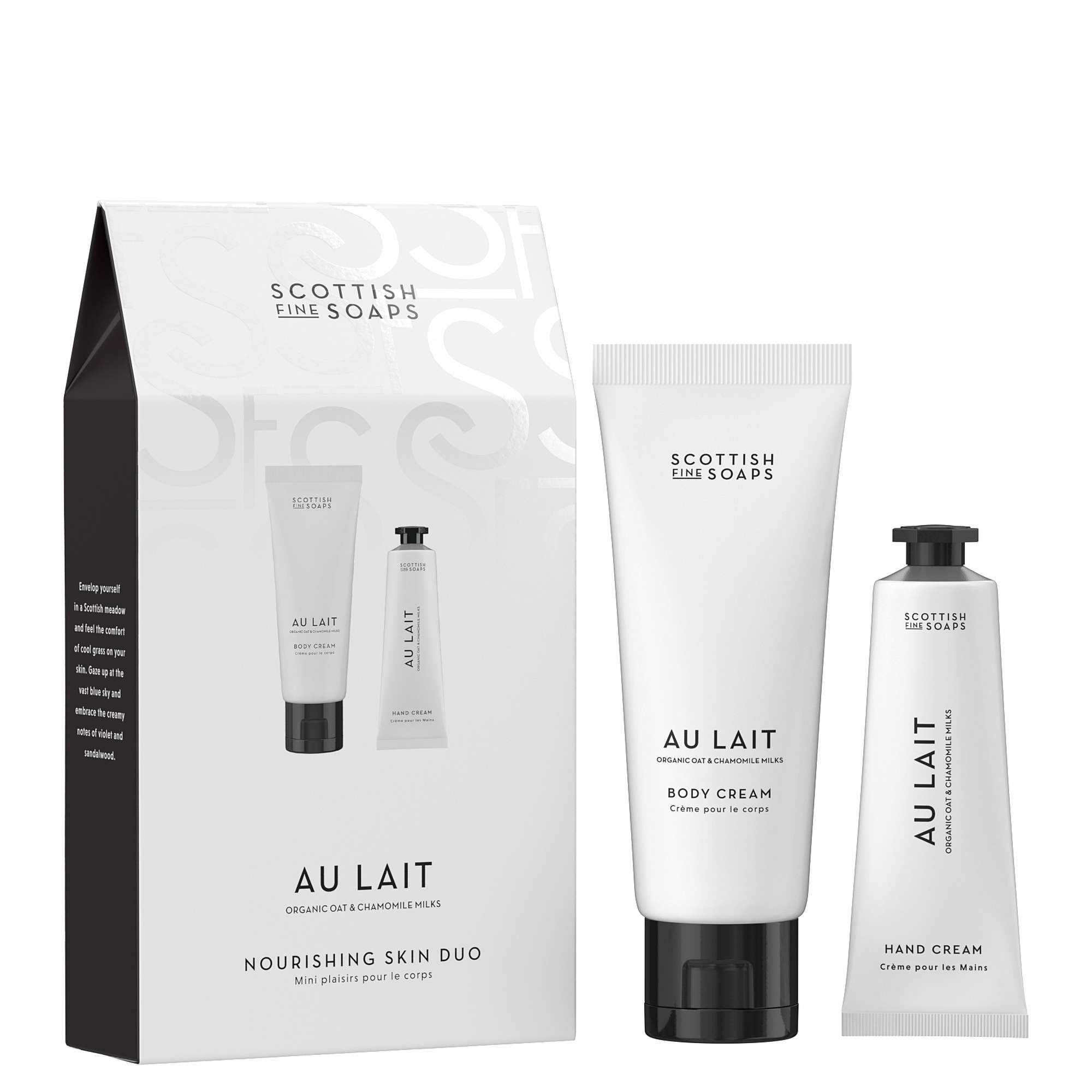 Scottish Fine Soaps Au Lait Nourishing Skin Duo