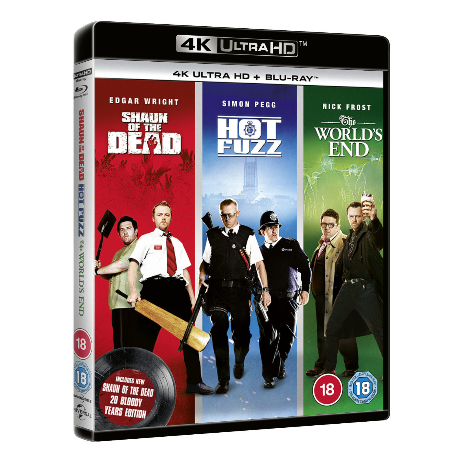 Three Flavours Cornetto Trilogy 4K Ultra HD | Zavvi UK