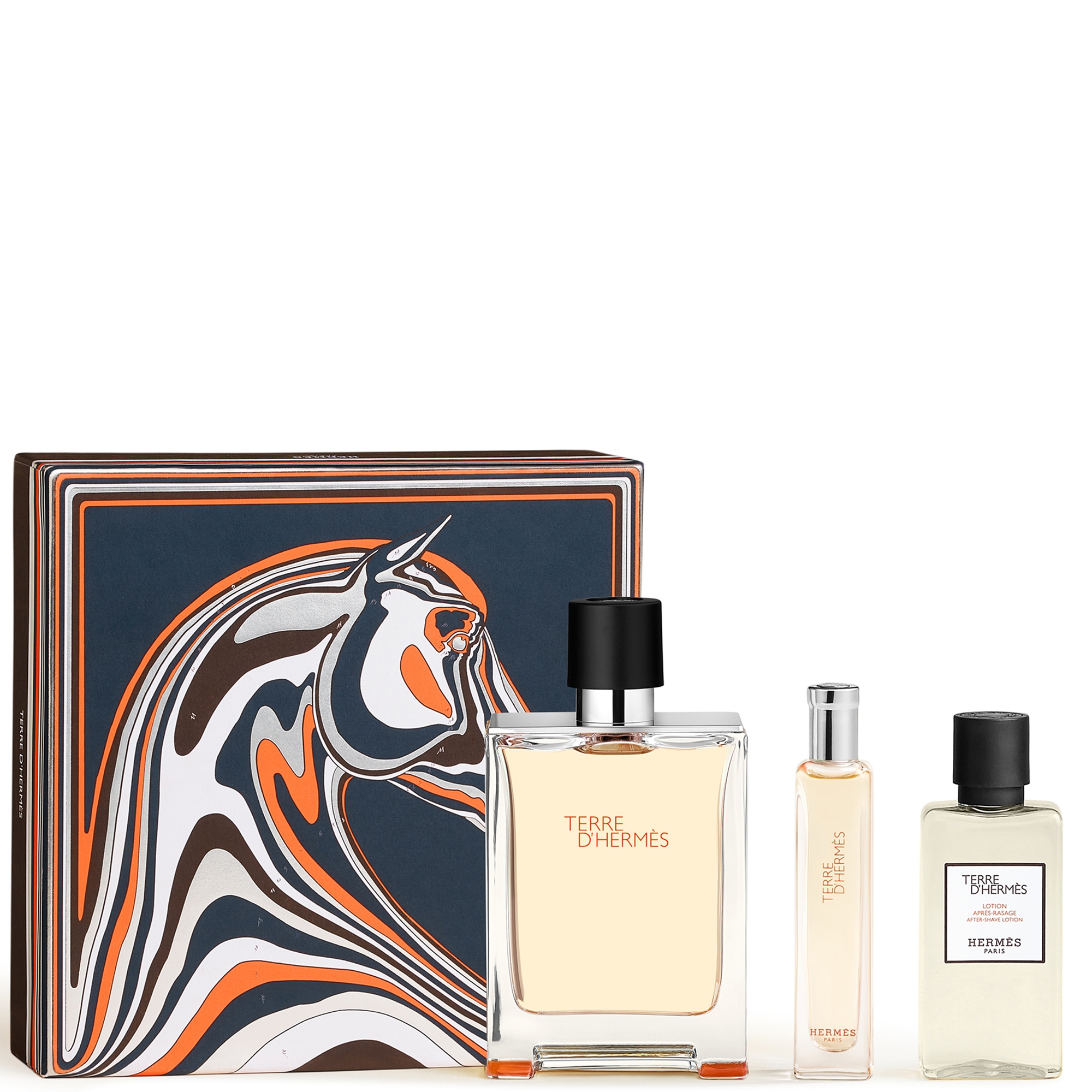 TERRE D'HERMES 香水セット 100ml 15ml 40ml Terre d'Hermes Eau de toilette - 100 ml | Hermès Singapore