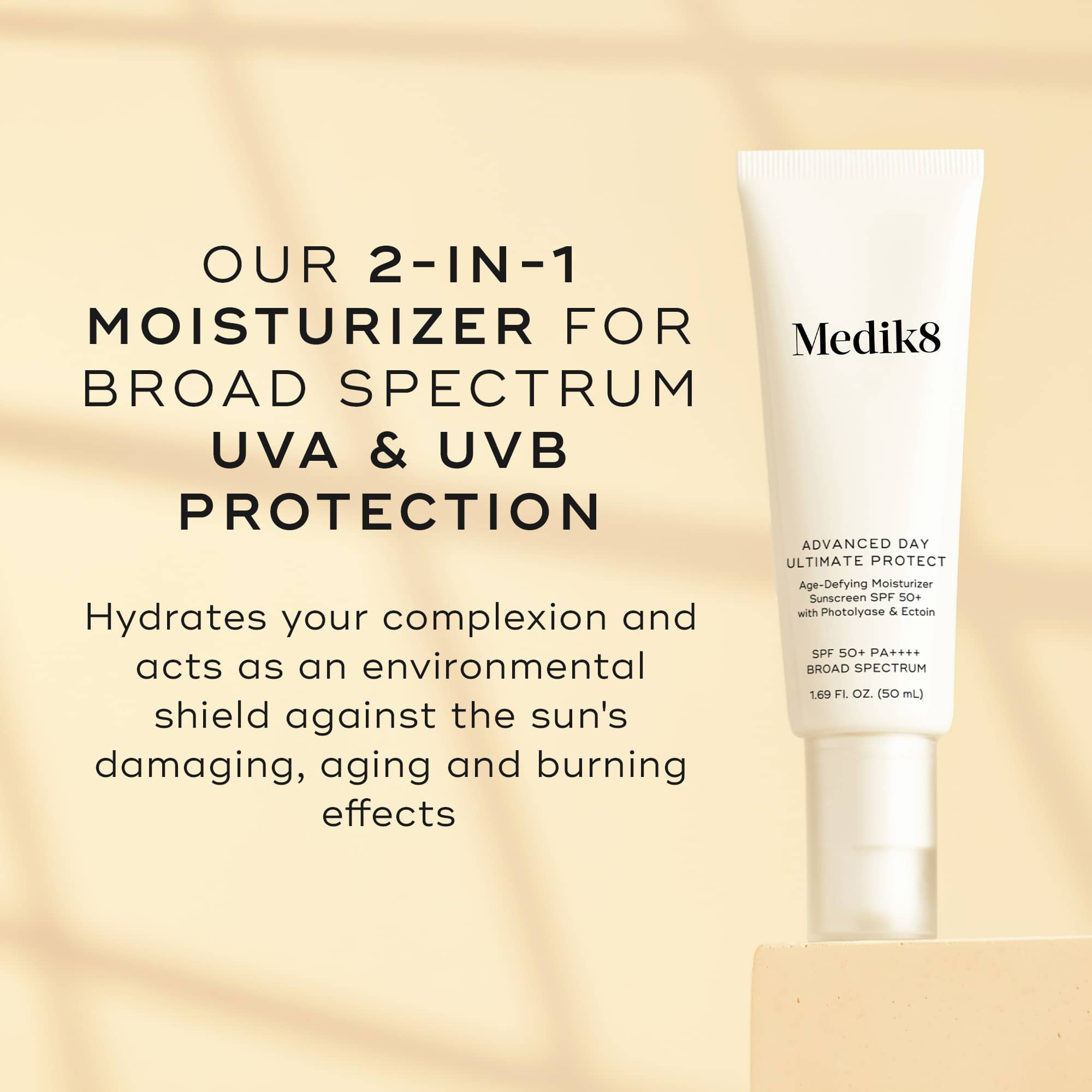 Medik8 Advanced Day Ultimate Protect SPF 50+ (50ml) | Dermstore