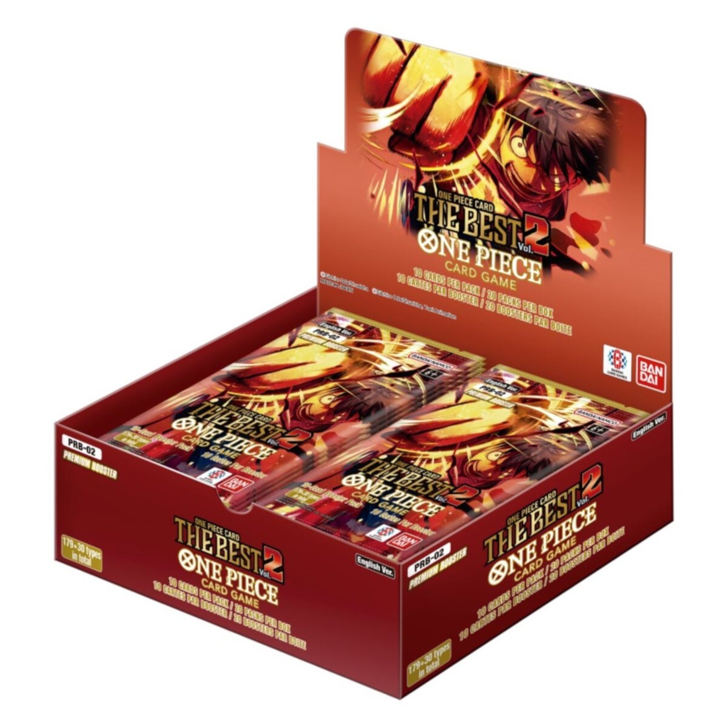 One Piece Card Game: Premium The Best Booster Box (PRB-02) (20 Packs)