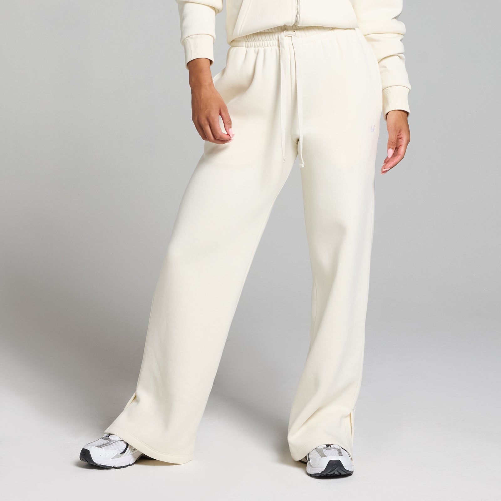 OPUS Pantaloni Jogging In Denim Donna MELANE, Gamba Larga, Vita Media Con Elastico E Coulisse, Cotone BCI