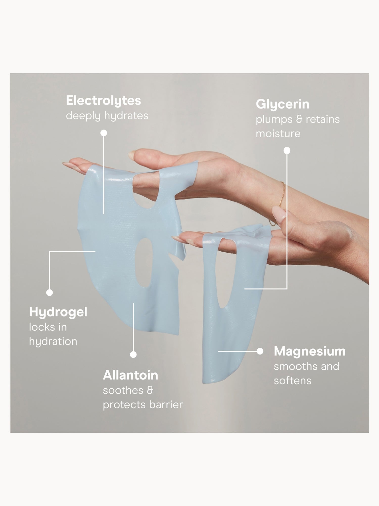 NuFace IonPlex Hydra-Gel Power Mask 1pk | LOOKFANTASTIC