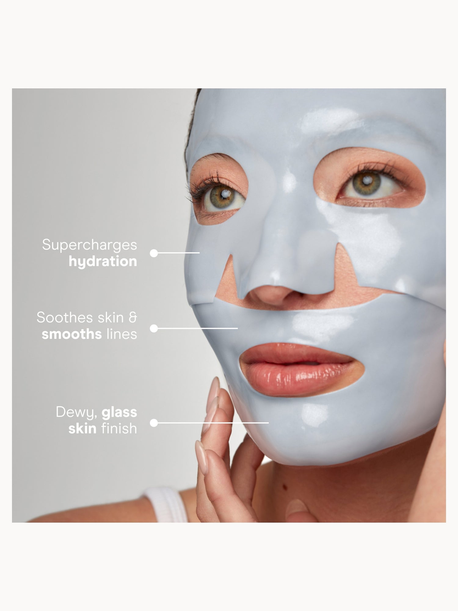 NuFace IonPlex Hydra-Gel Power Mask 1pk | LOOKFANTASTIC