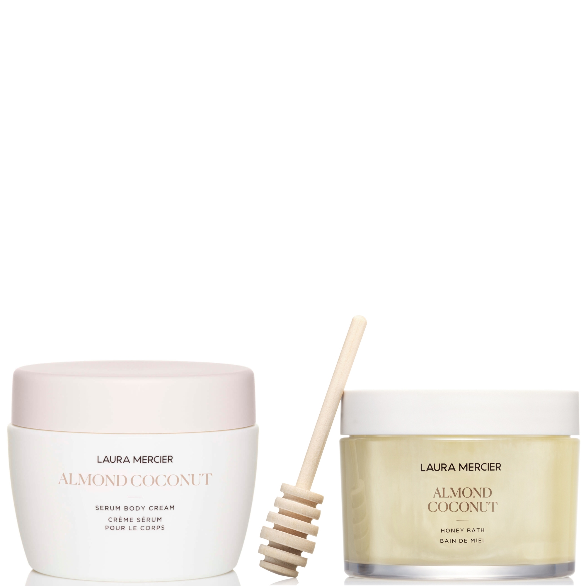 cult Laura Mercier Honey Bath 250ml - Almond Coconut + Almond Coconut Serum Body Cream 200ml