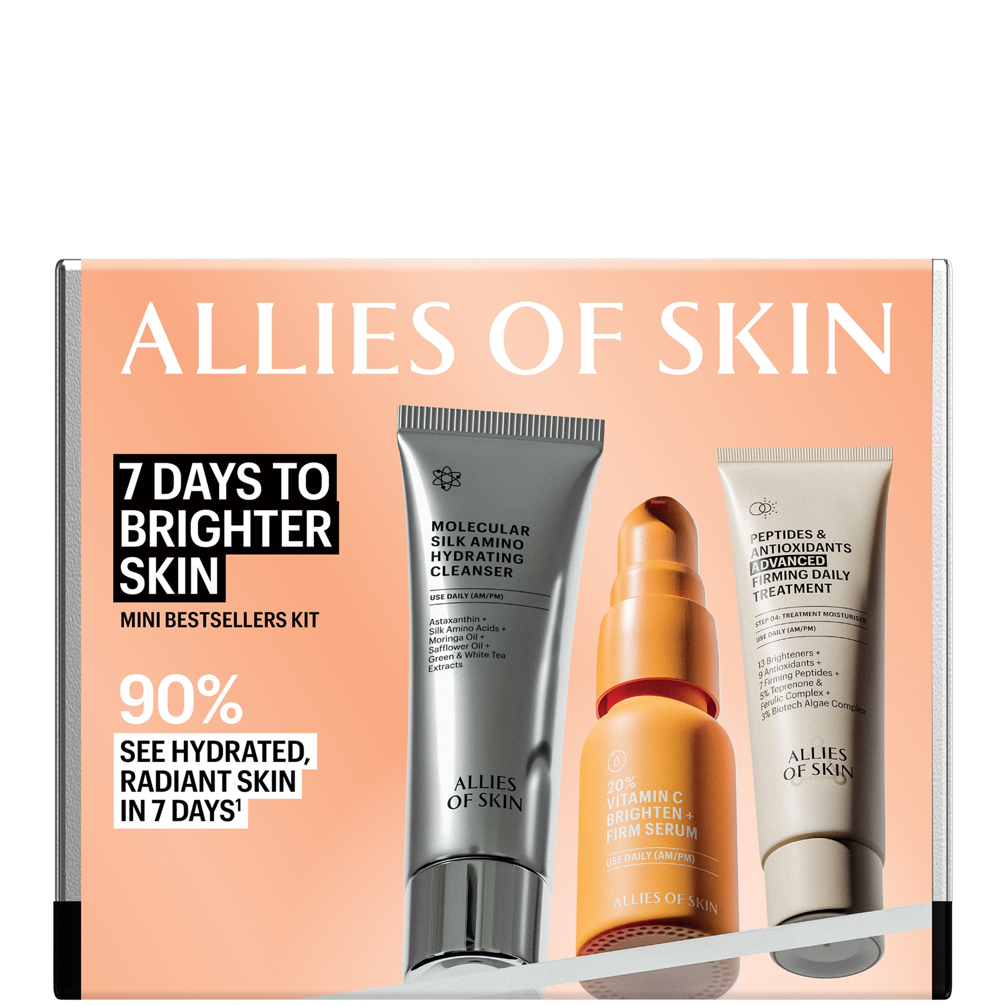 cult Allies of Skin 7 Days to Brighter Skin Skincare Kit
