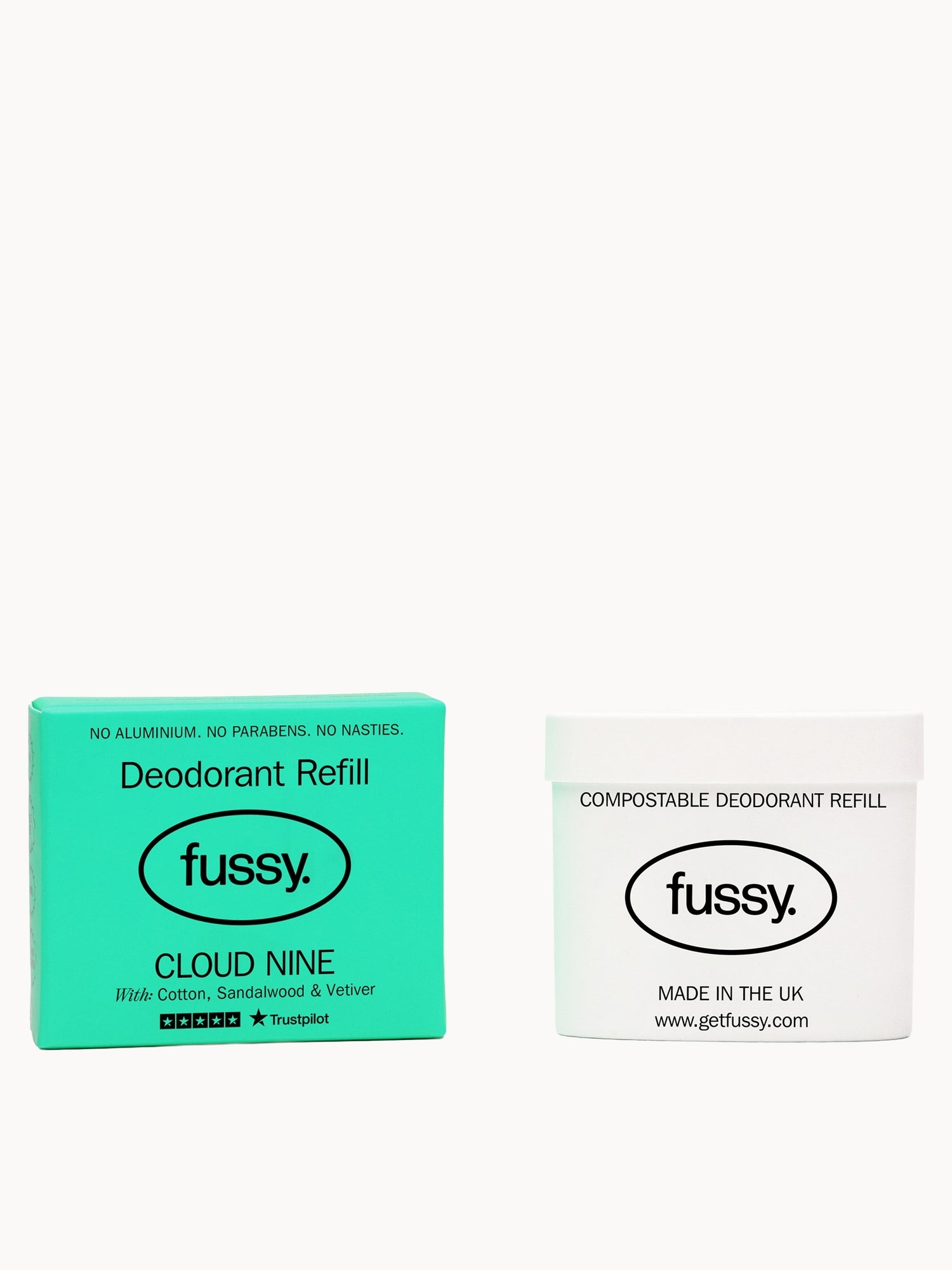 Fussy Natural Deodorant Refill, image 1