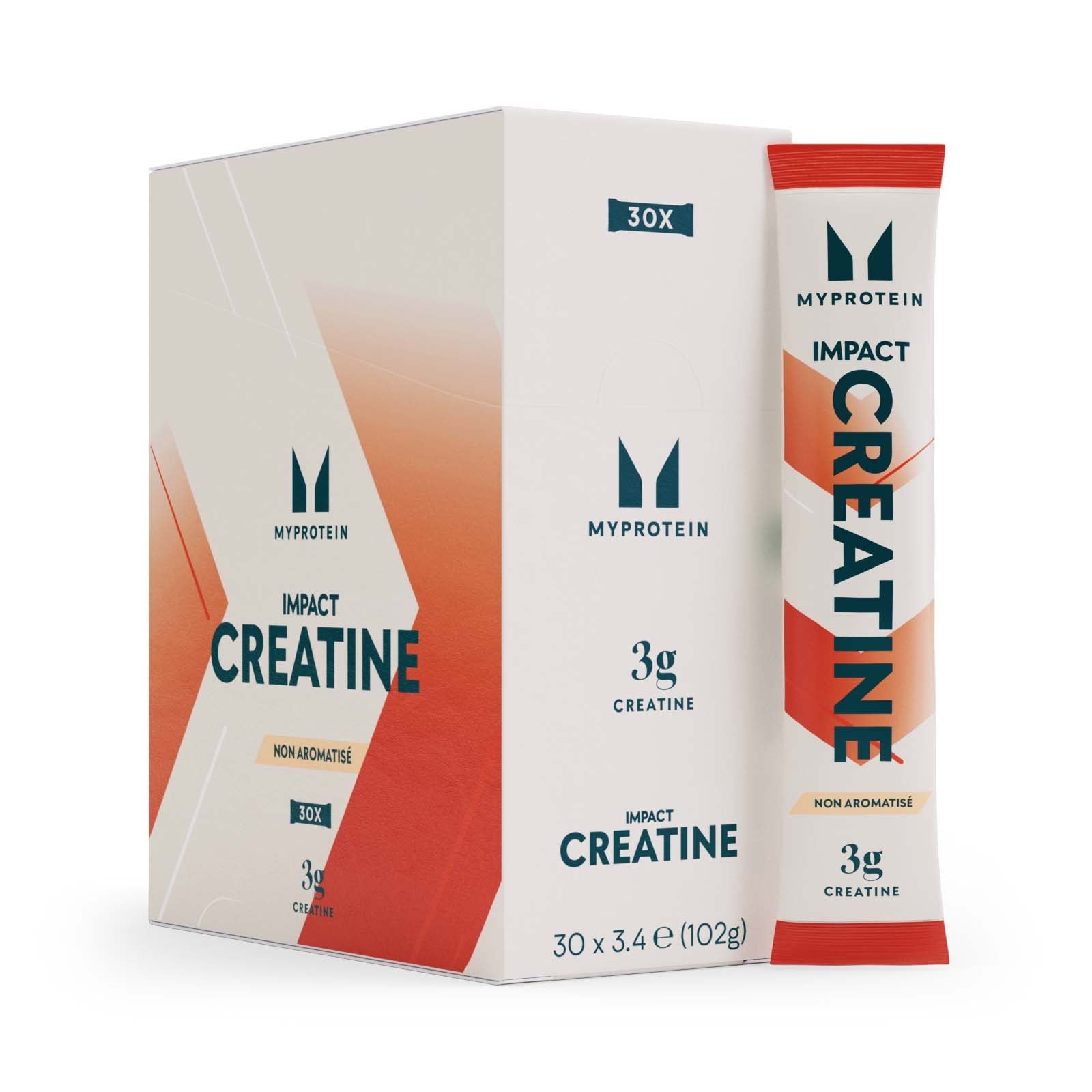 MYPROTEIN IMPACT Creatine 1000錠 Myprotein, Impact Creatine Stick Packs, 6g (Boxes)