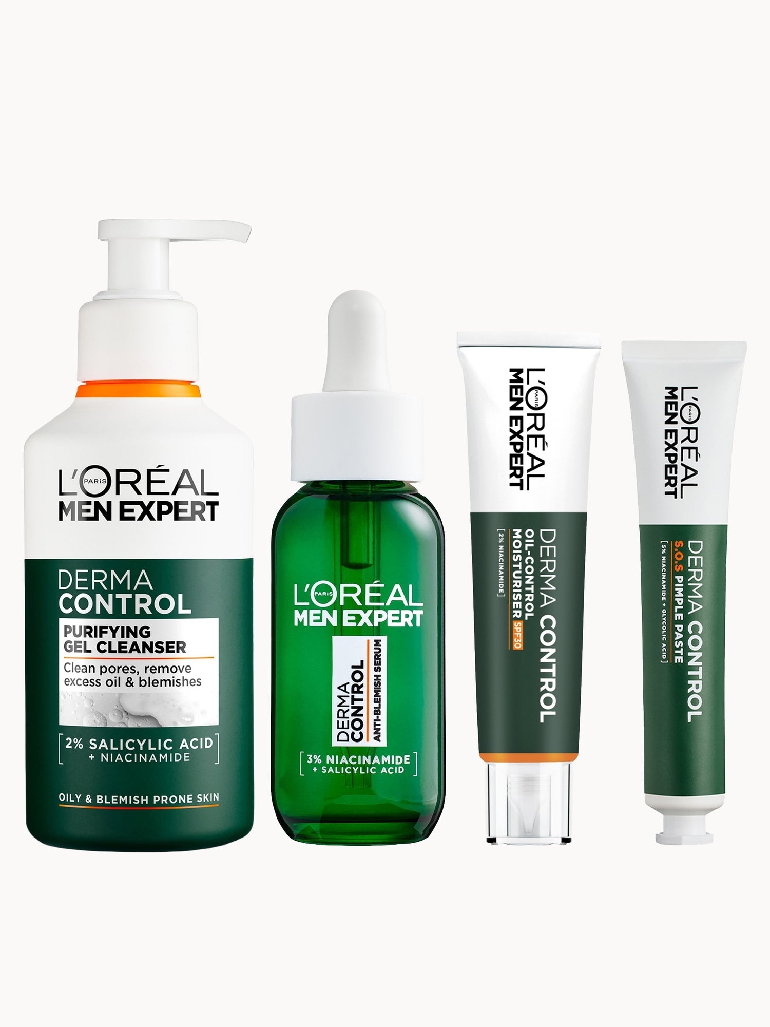 L'Oréal Paris Men Expert Derma Control Routine Bundle