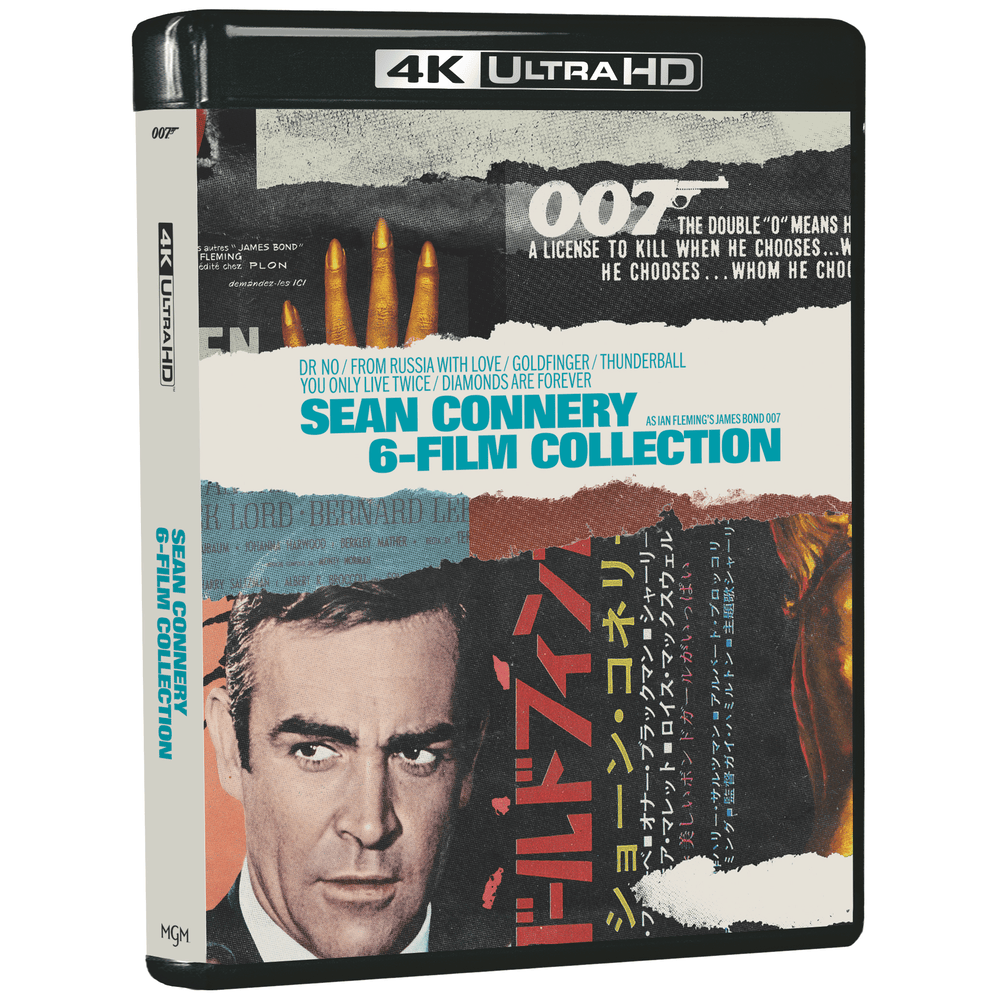 James Bond: Sean Connery 6-Film Collection 4K Ultra HD | Zavvi UK