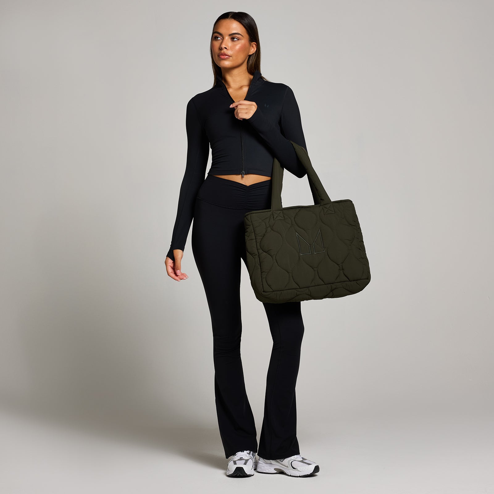 MP Quilted Padded Tote Bag - Forest Green | Myprotein SG