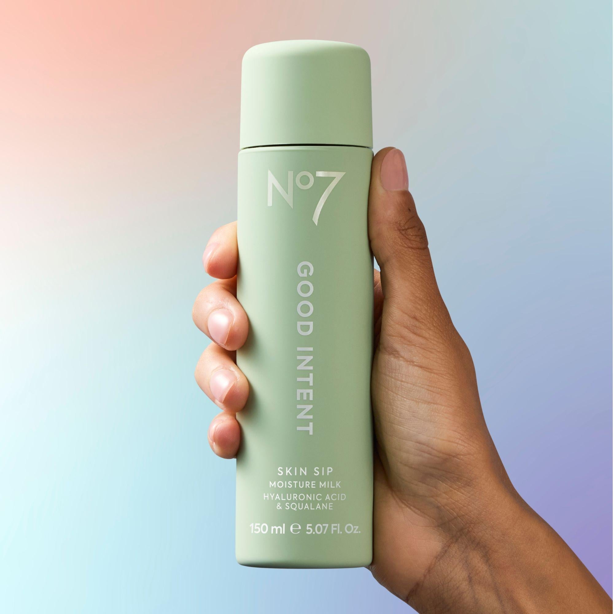 No7 GOOD INTENT Skin Sip Moisture Milk | Glass Skin Hydration | No7 US