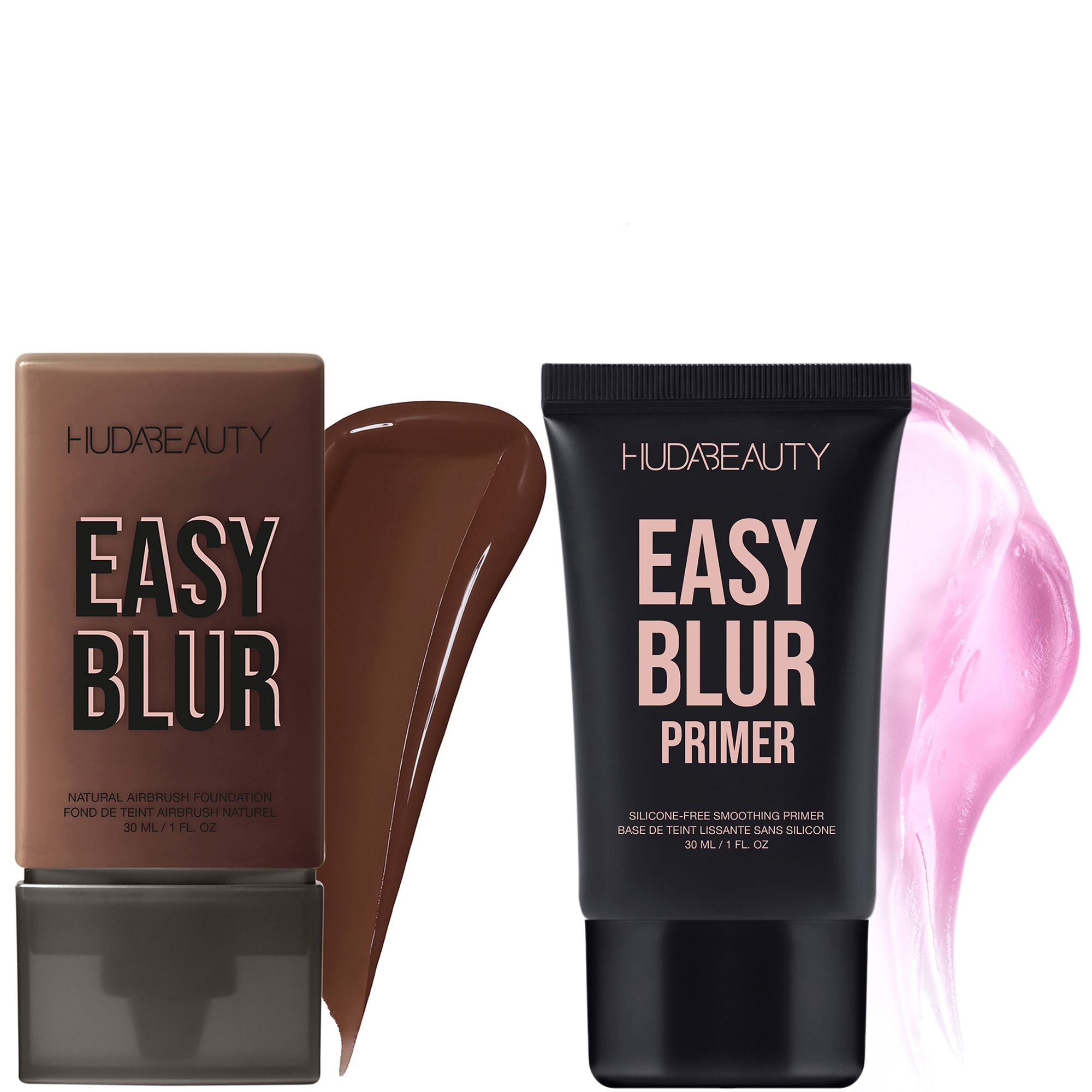 mi　Huda Beauty Easy Blur セット Prime, Blur, Bake & Set Kit