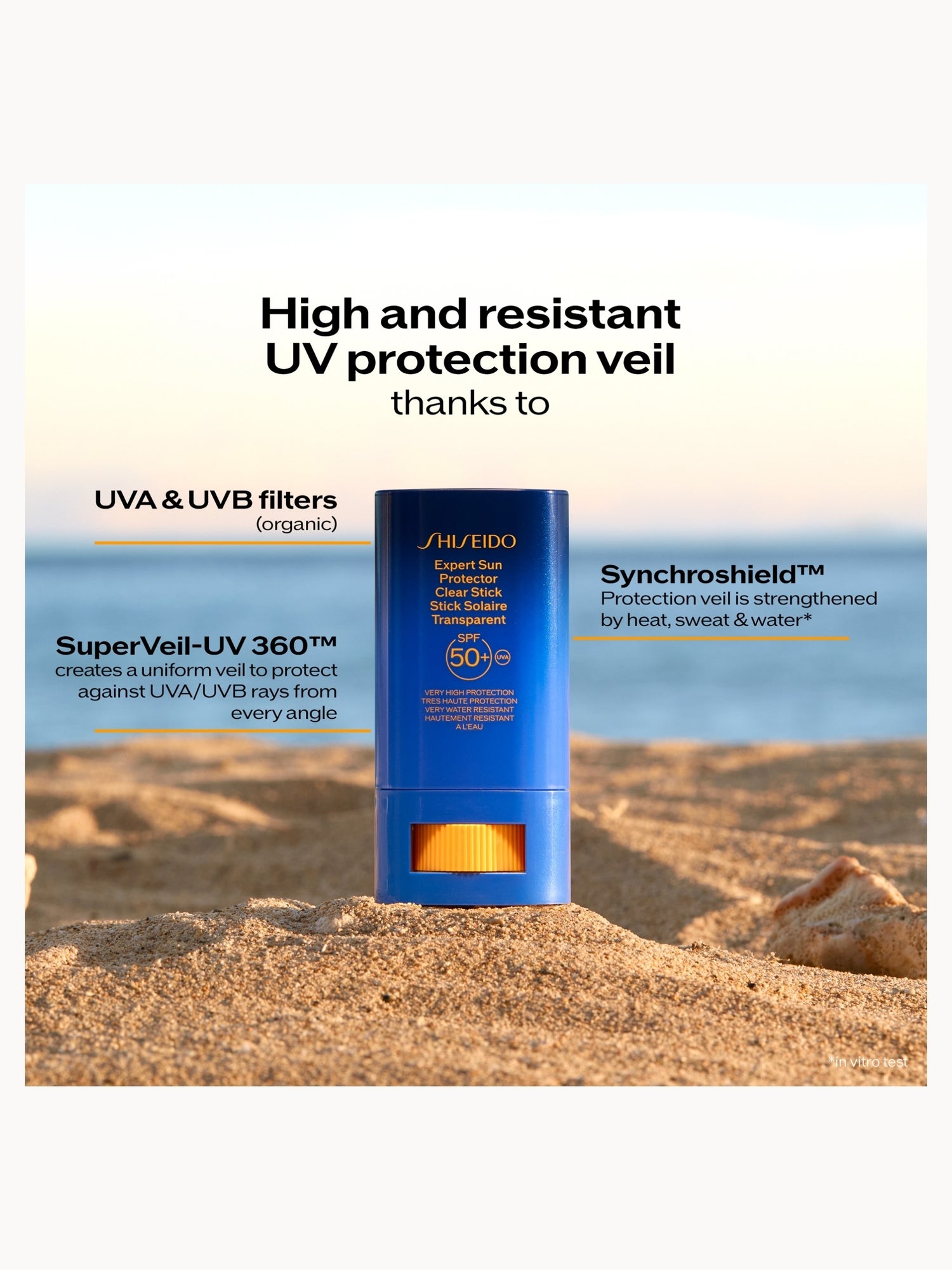 Shiseido Expert Sun Protector Clear Suncare Stick SPF50+
