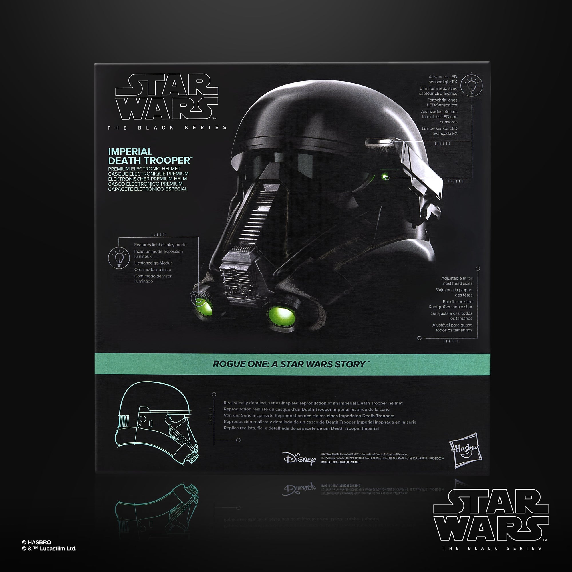 Star Wars Black Series – Casque Incinerator Stormtrooper Électronique Avec Modulateur Vocal, Réplique Premium Inspirée De The Mandalorian