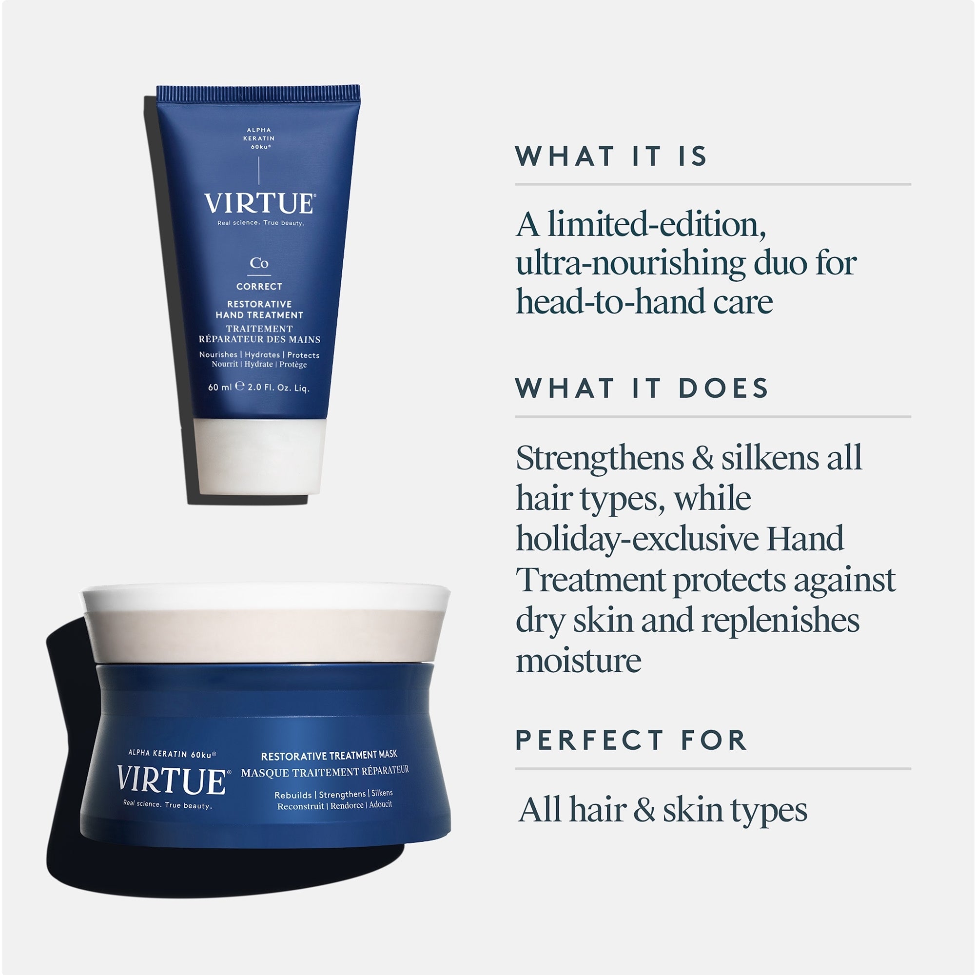 Virtue Hand & Hair Revival Duo (Worth $64.00) | Dermstore