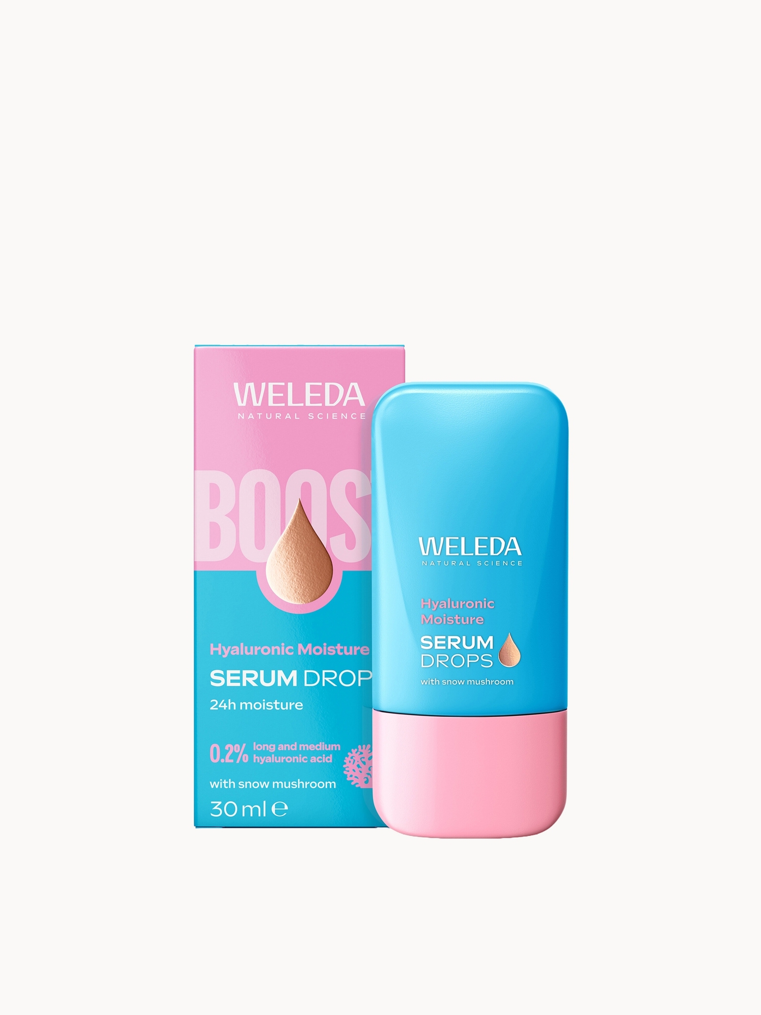 Weleda: Weleda Hyaluronic Moisture Serum Drops with Snow Mushroom 30ml
