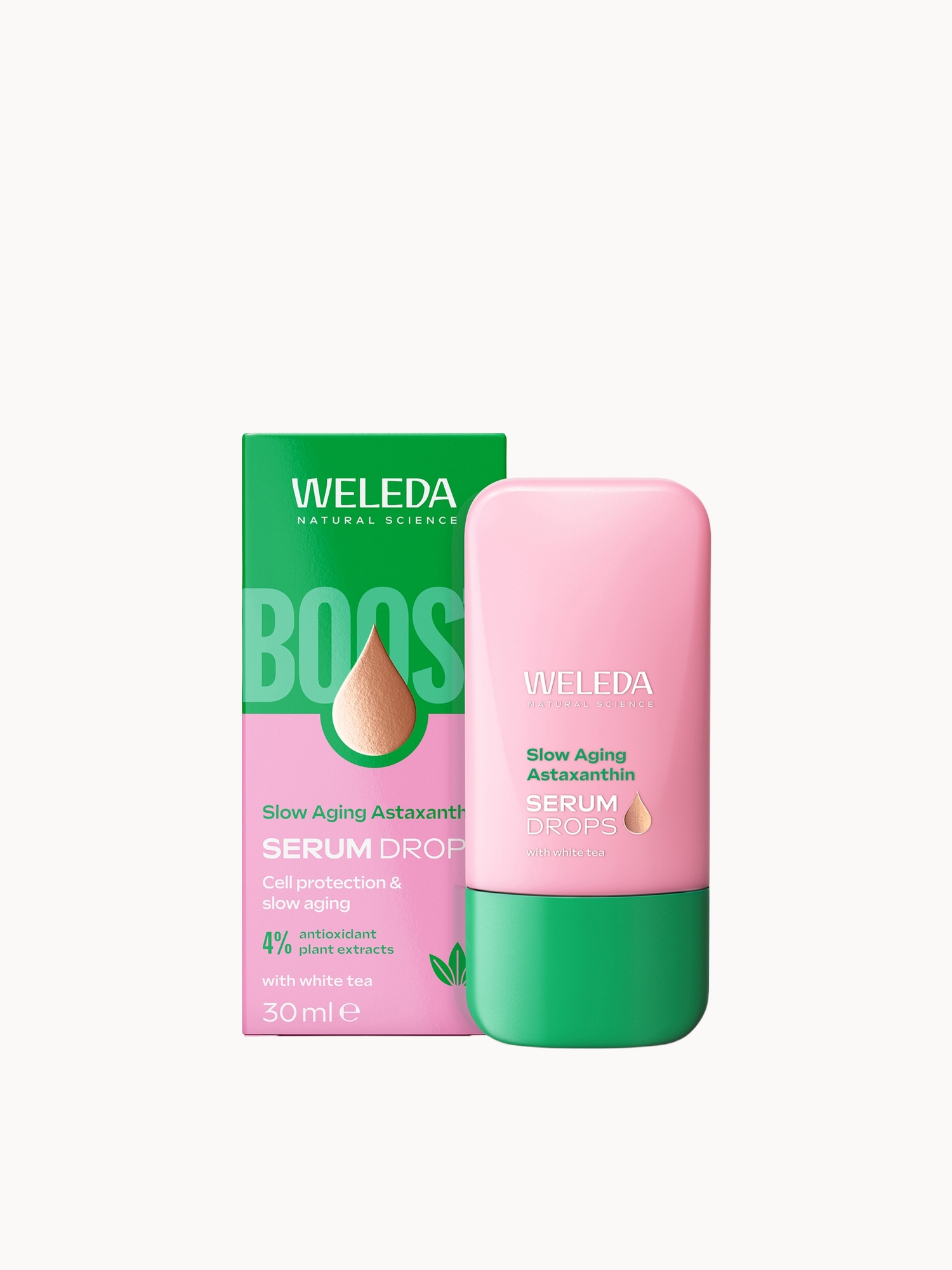 Weleda: Weleda Slow Aging Astaxanthin Serum Drops with White Tea 30ml