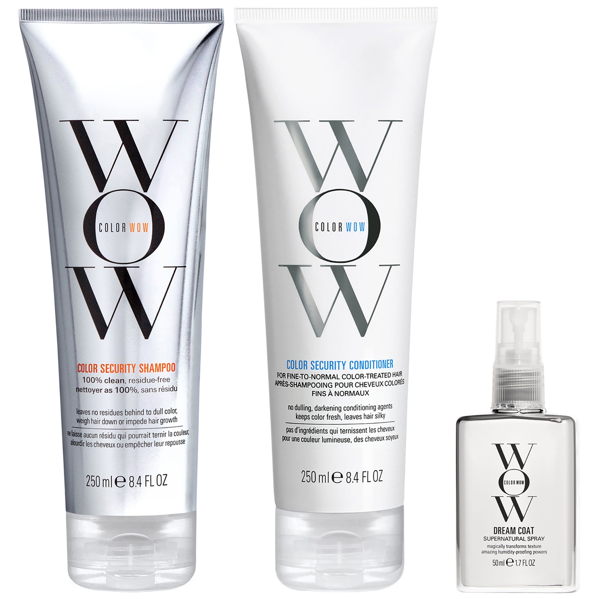 Color Wow Dream Clean Fine to Normal and Travel Dream Coat
