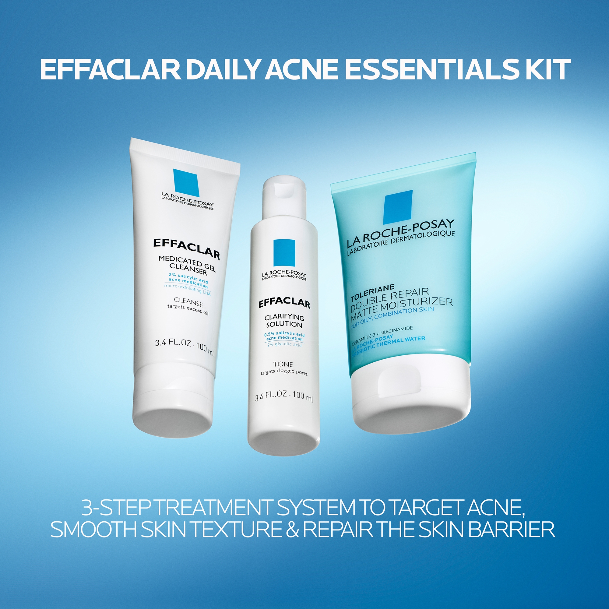 La Roche-Posay Effaclar Acne Daily Essentials Kit ($45 Value