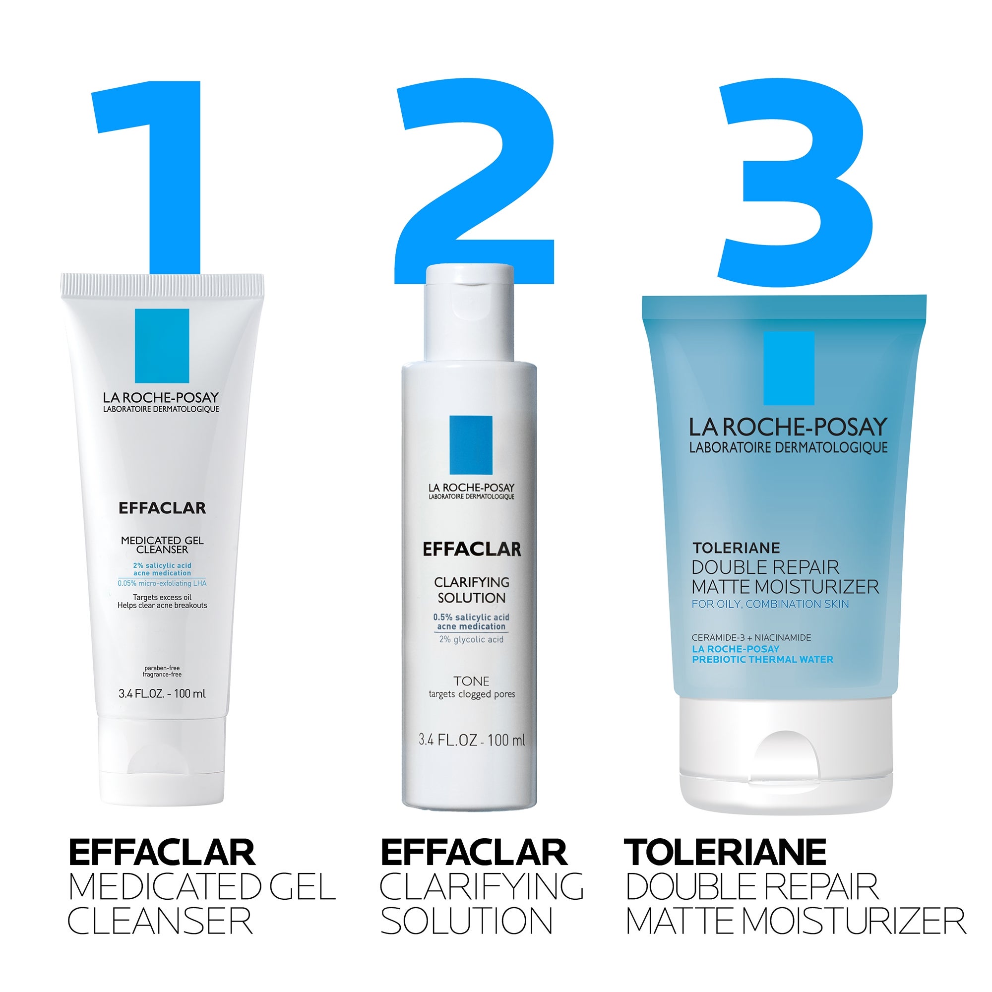 La Roche-Posay Effaclar Acne Daily Essentials Kit ($45 Value