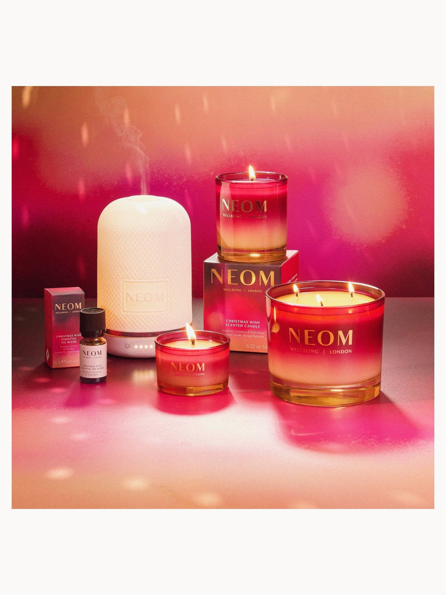 新品　箱付き　未使用　NEOM キャンドル 420g NEOM Christmas Wish 3 Wick Candle 420g | LOOKFANTASTIC