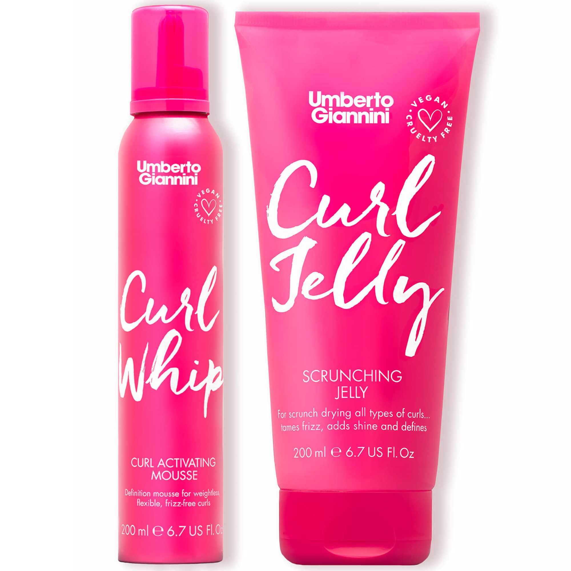Umberto Giannini Curl Styling Duo 200ml | LOOKFANTASTIC