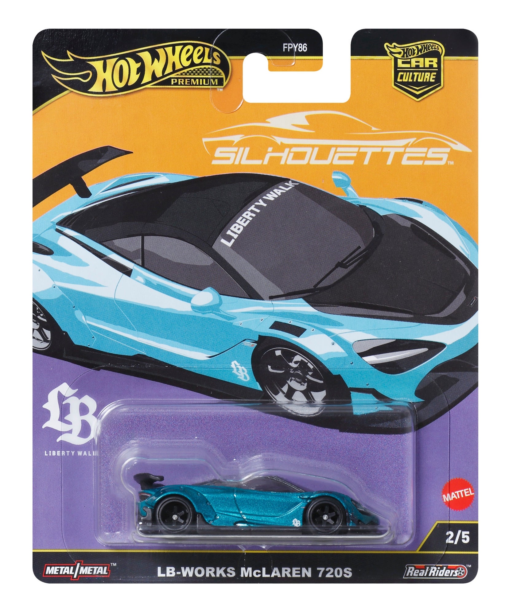 Hot Wheels Premium Car Silhouettes LB McLaren 720S | Zavvi UK