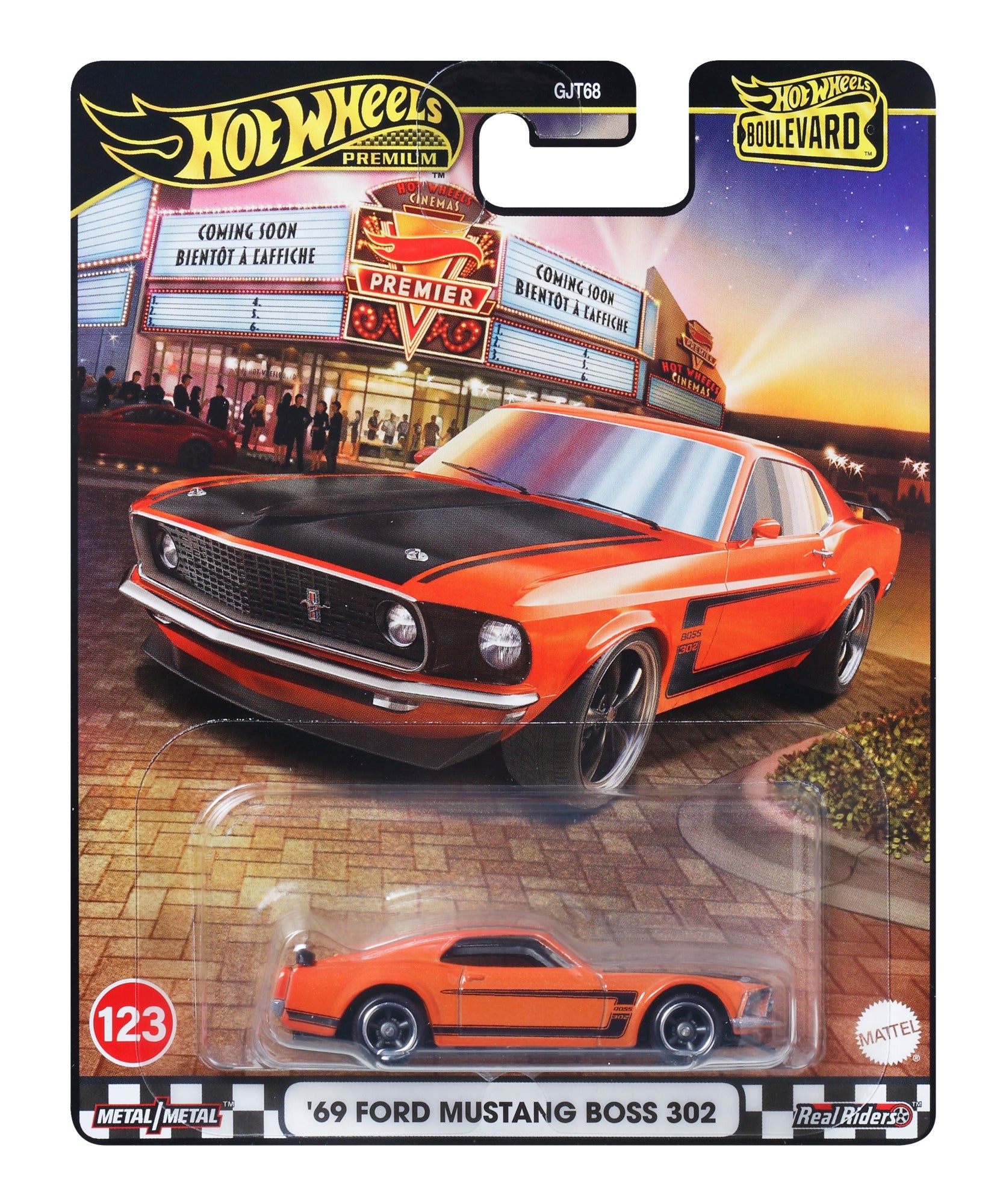 Hot Wheels Premium Boulevard Mix 2 69 Ford Mustang Boss 302 | Zavvi UK