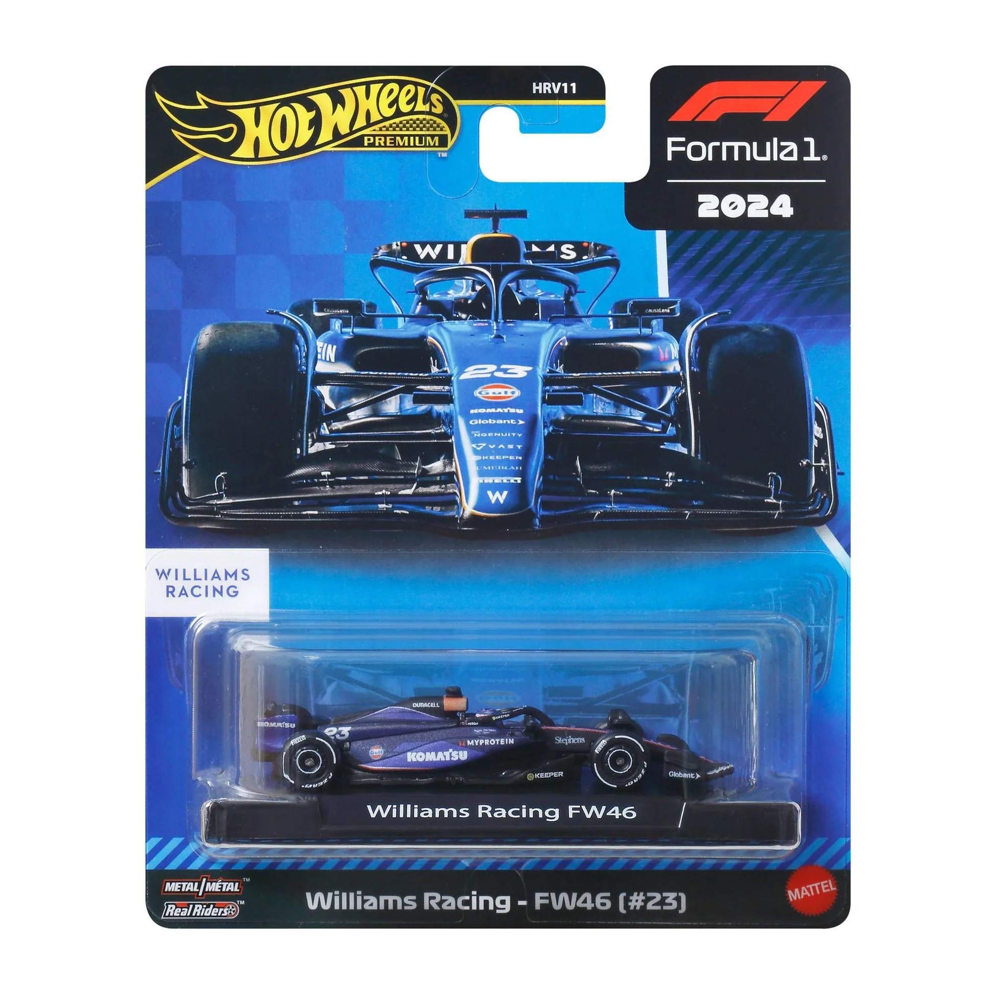 Hot Wheels Premium F1 Williams Racing Alexander Albon #23