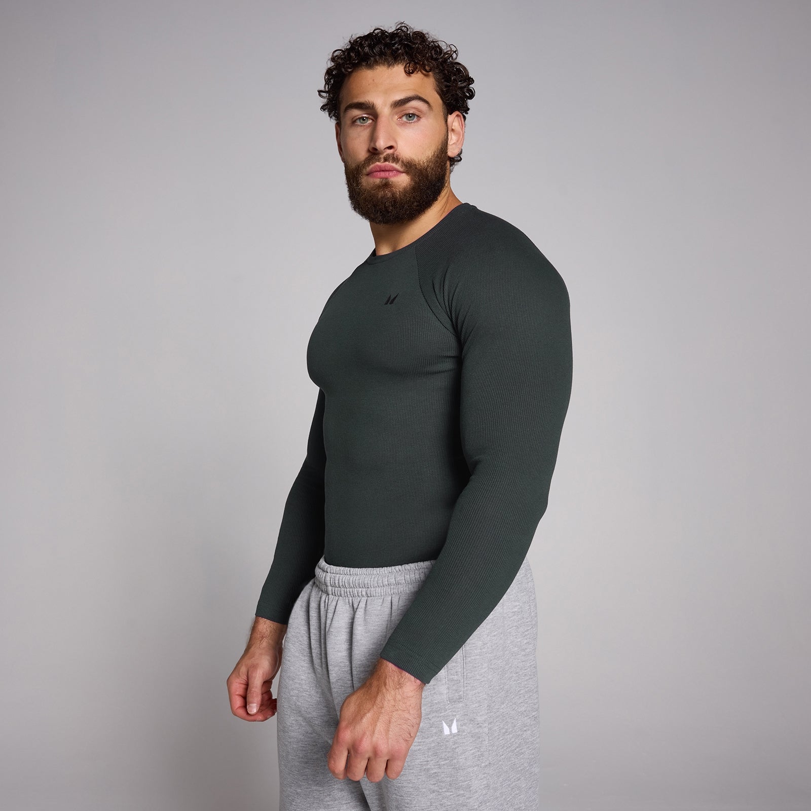 2 Maglie Termiche Uomo Manica Lunga Henley - BROOKLYN'S BEST - Morbide E Elasticizzate, Micro Waffle, Nero Taglia L - Ideali Come Sottocamicia O Capo Casual