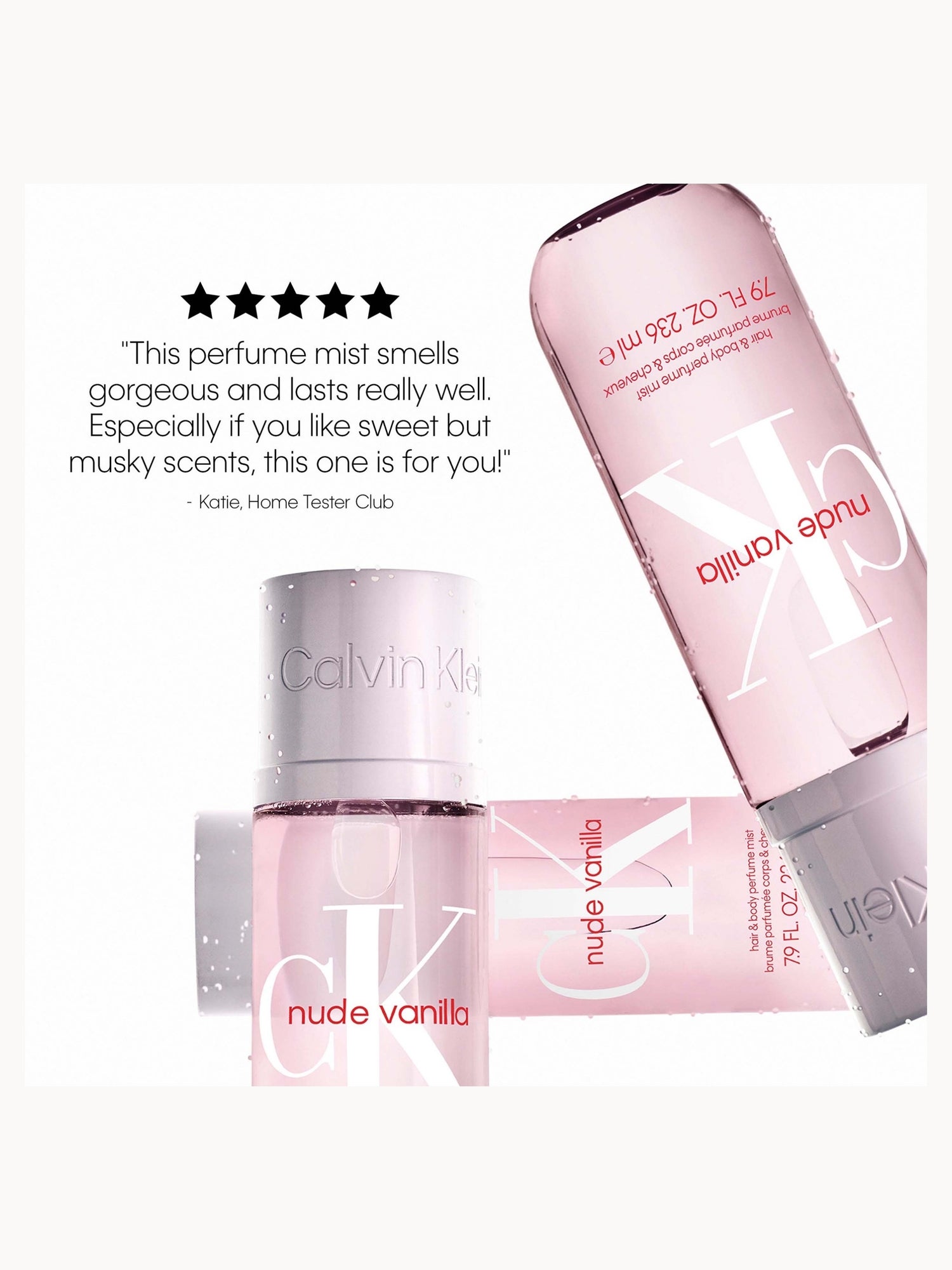 Calvin Klein Nude Vanilla Body Mist 236ml | LOOKFANTASTIC