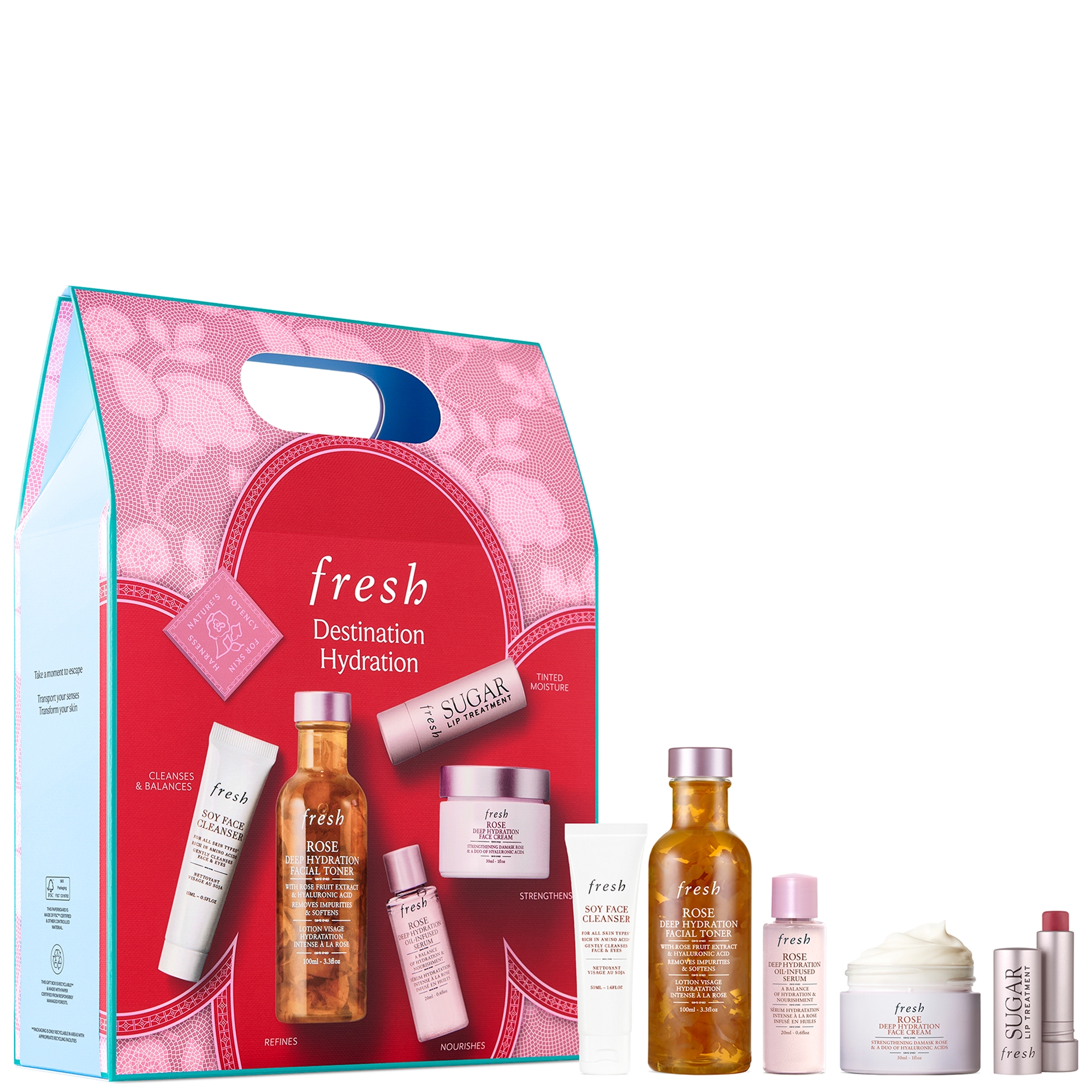 Fresh Destination Hydration Bundle (Worth £88) | LOOKFANTASTIC