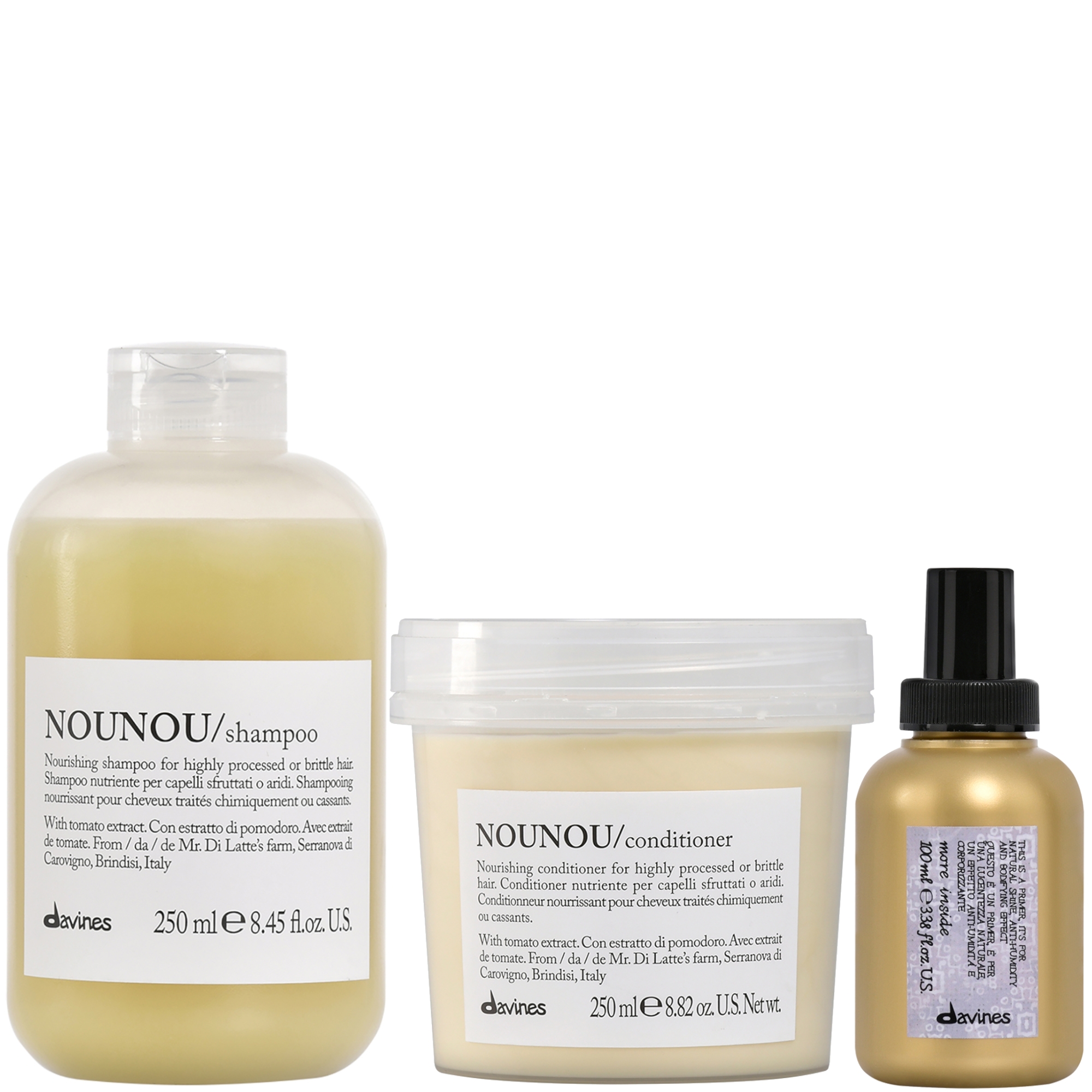 cult Davines NouNou Shampoo + Condioner + Primer